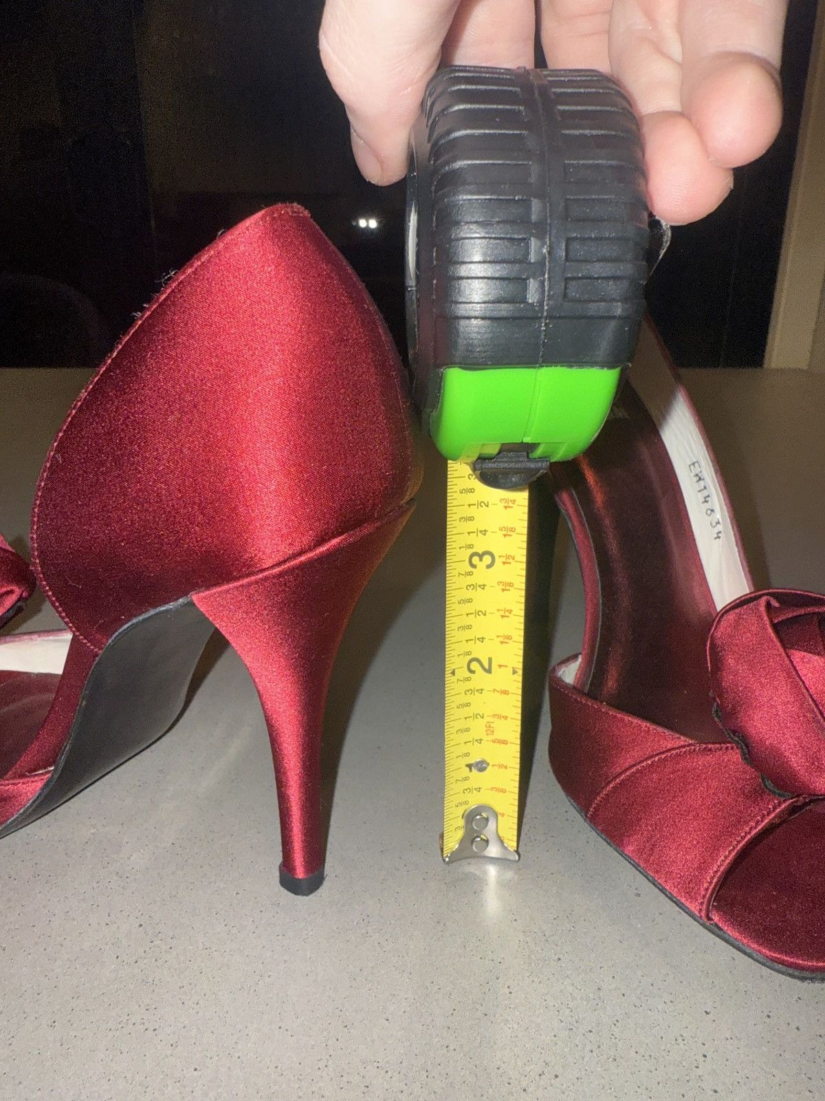 Stuart Weitzman Weitzman Pomposo Heel: Ruby Satin Size US 5.5 / IT 35.5 - 5 Thumbnail
