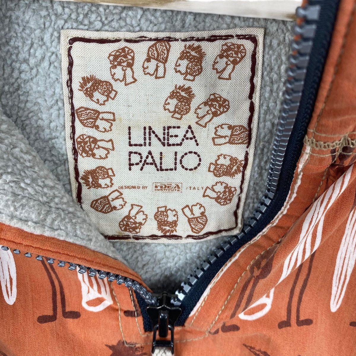 Vintage Vintage LINEA PALIO TRIBAL Print Anorak Jacket Hoodie Size US XL / EU 56 / 4 - 10 Thumbnail