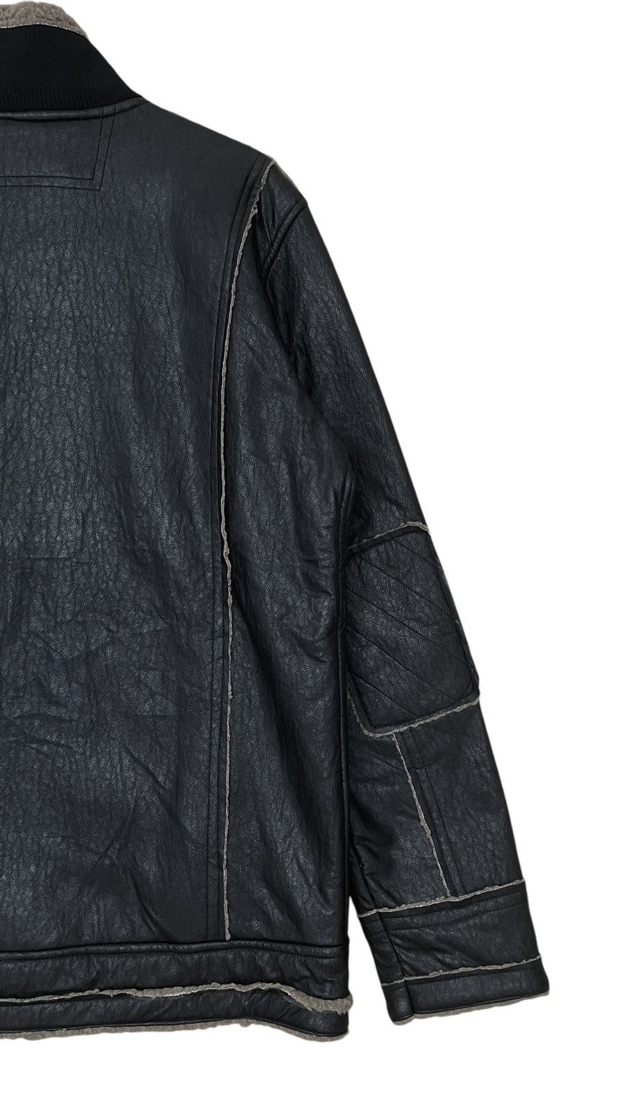 Vintage Vintage Fur Leather Jacket 1990s Size US L / EU 52-54 / 3 - 7 Thumbnail