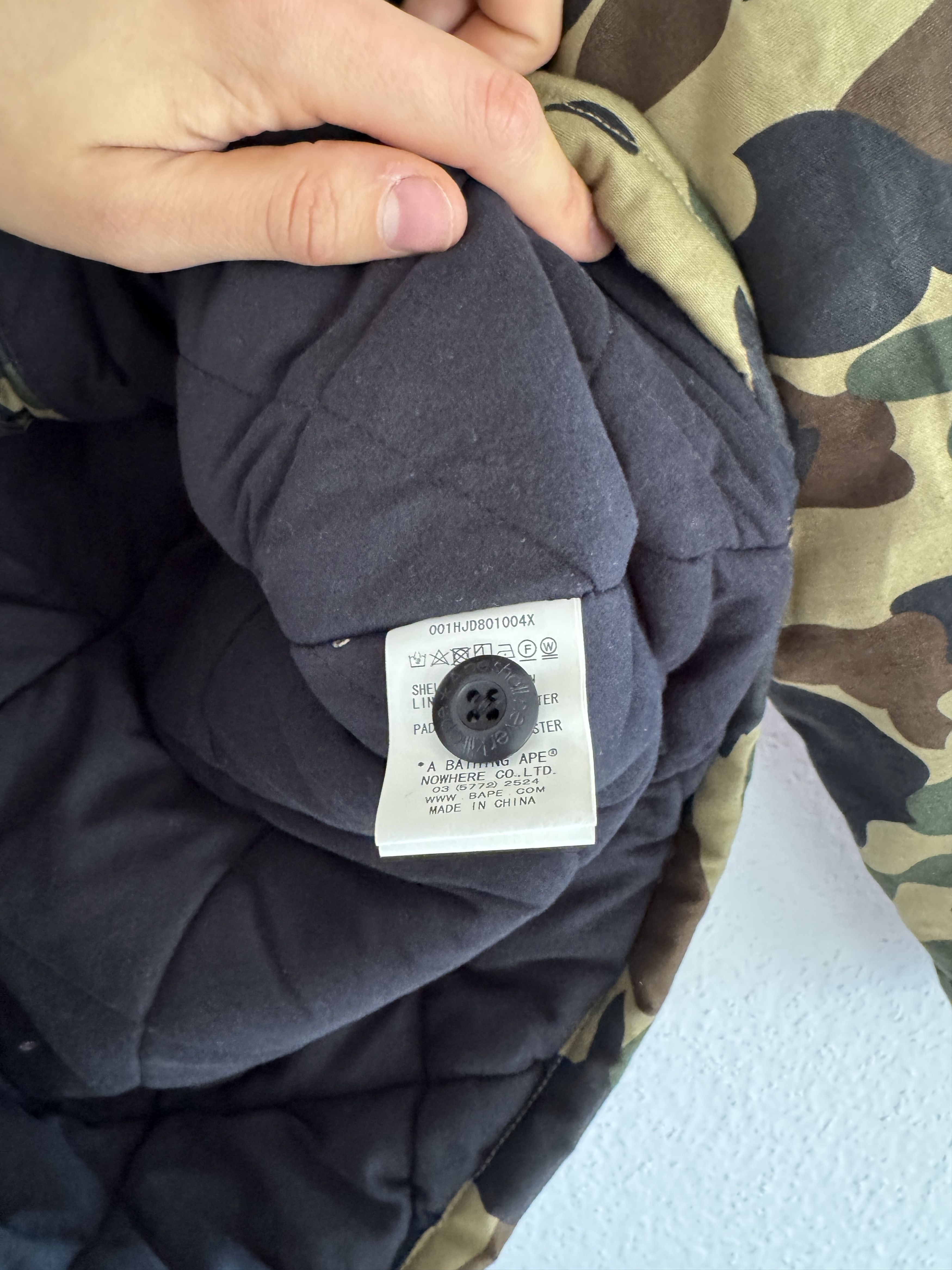 Bape Camo Duck Wide Long Jacket Size US XL / EU 56 / 4 - 19 Thumbnail