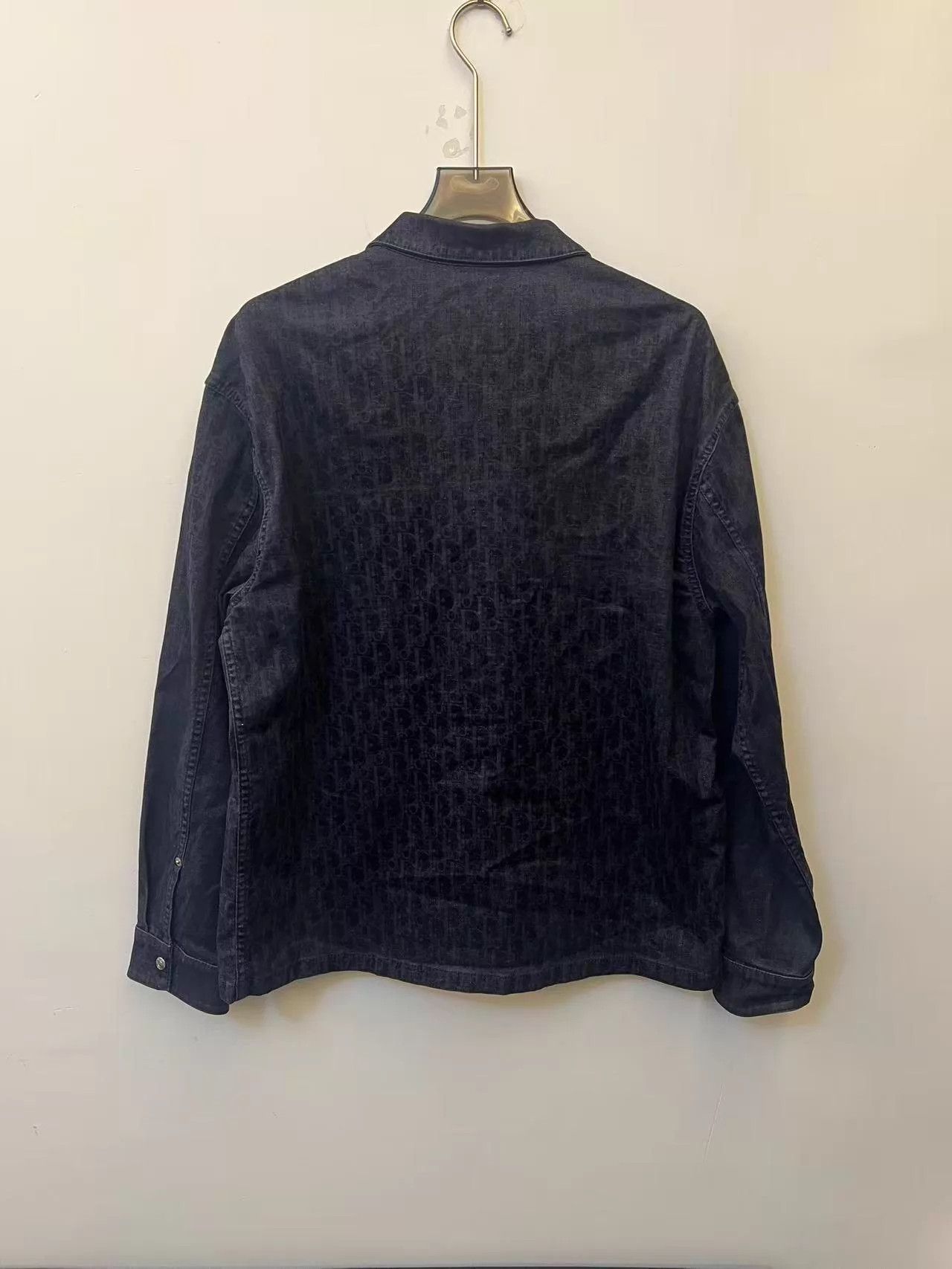 Dior Dior Black All-over Print Velvet Jacket 52 Minor Fuzzing Size US L / EU 52-54 / 3 - 2 Thumbnail