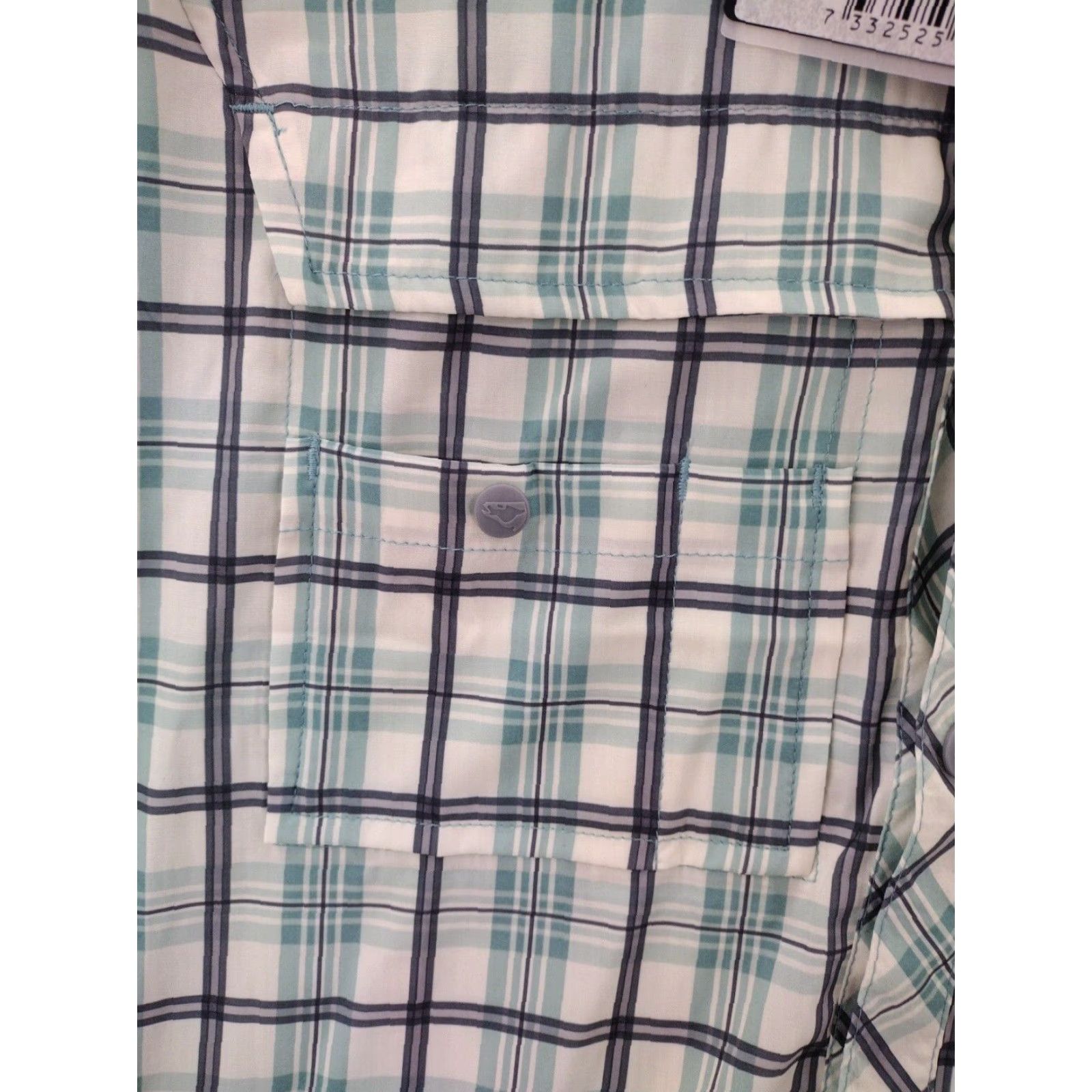 Vintage Grundens Fly Bridge Men's Fishing Shirt Long Sleeve Dusty Turquoise Small NEW Size US S / EU 44-46 / 1 - 4 Thumbnail