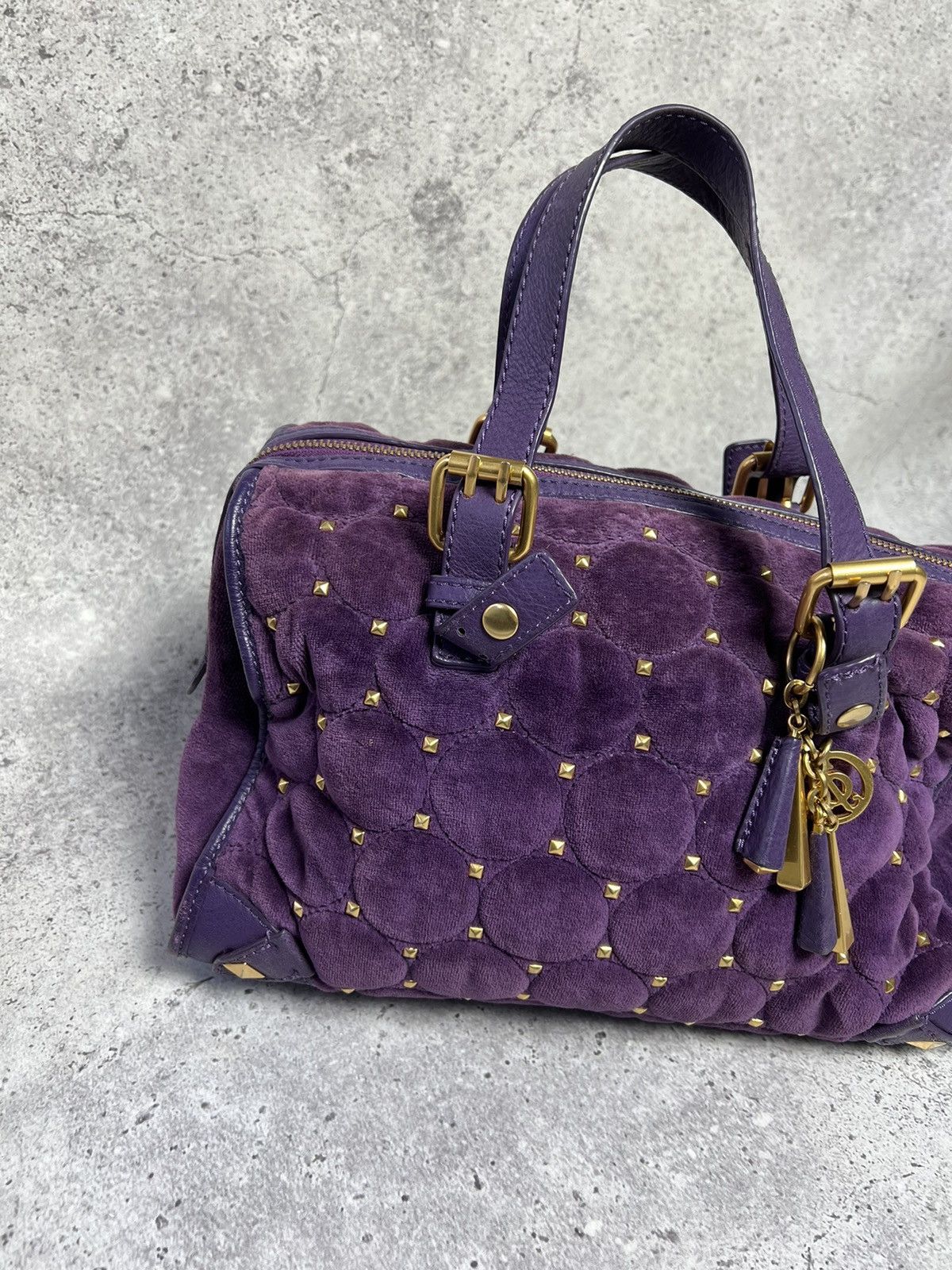 Juicy Couture VINTAGE Y2K JUICY COUTURE AMAZING VELVET BAG Size ONE SIZE - 3 Thumbnail