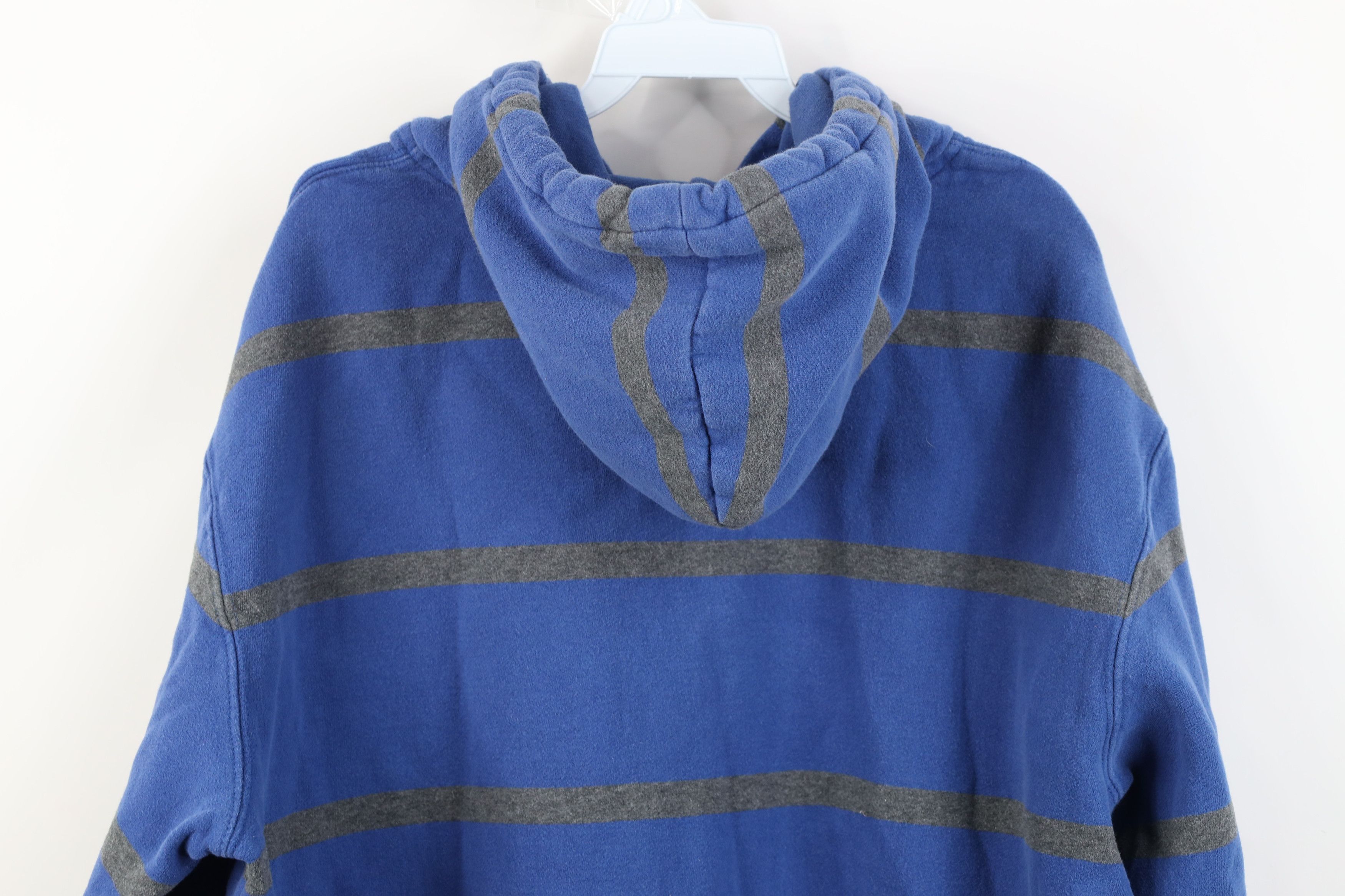 Tommy Hilfiger Vintage Y2K Tommy Hilfiger Crest Striped Heavyweight Hoodie Size US XL / EU 56 / 4 - 11 Thumbnail