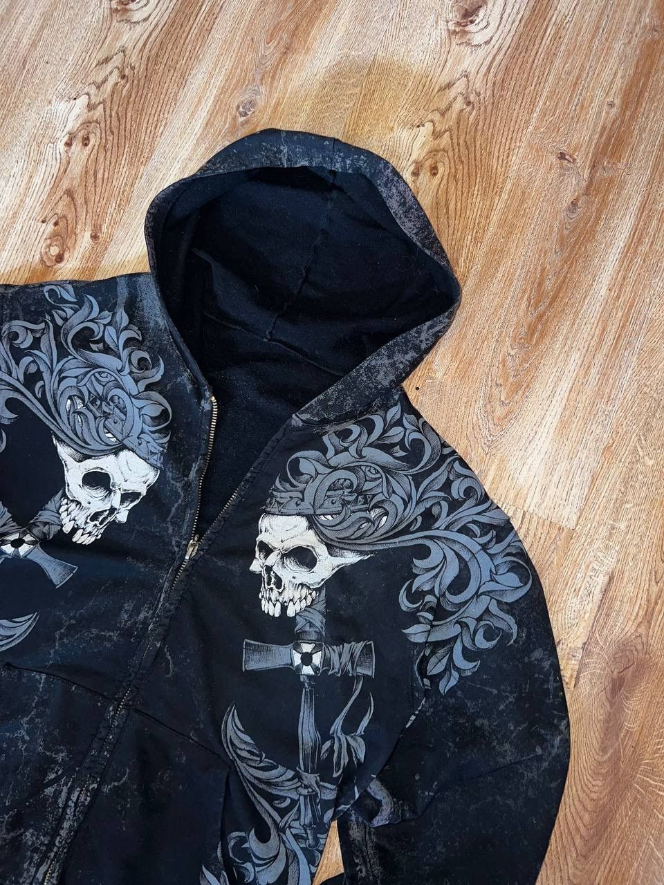 Band Tees Vintage Black Metal Band Zip Hoodie Rare Sweatshirt Size US M / EU 48-50 / 2 - 6 Thumbnail