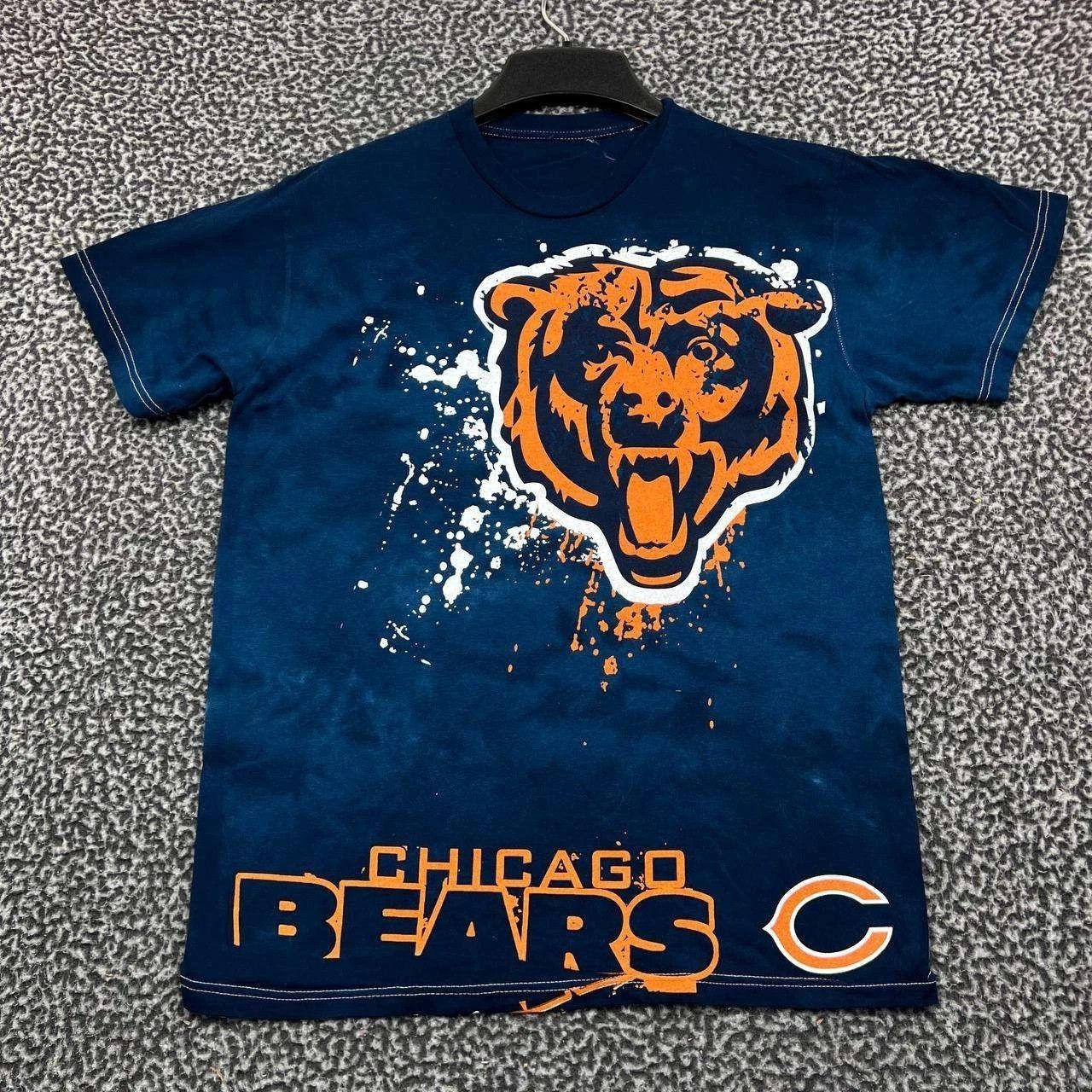 The Unbranded Brand Chicago Bears Shirt Women Small Blue NFL Crew Neck Size S / US 4 / IT 40 - 1 Thumbnail
