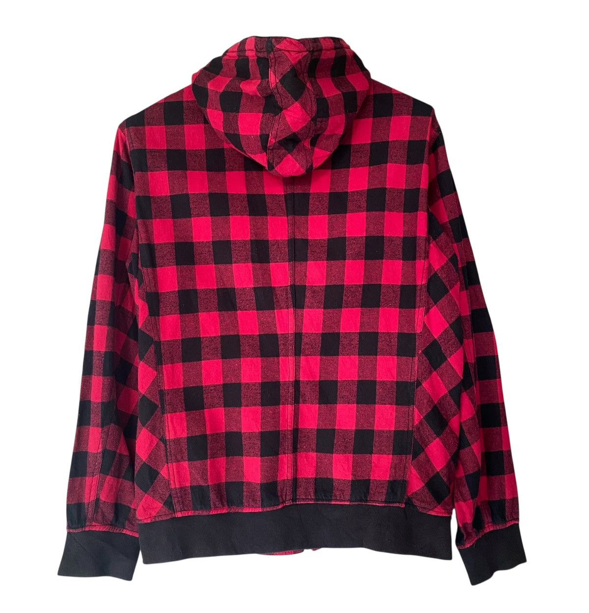 Japanese Brand Rare BAFFY Plaid Checkered Zipper Jacket Hoodie Size US L / EU 52-54 / 3 - 7 Thumbnail