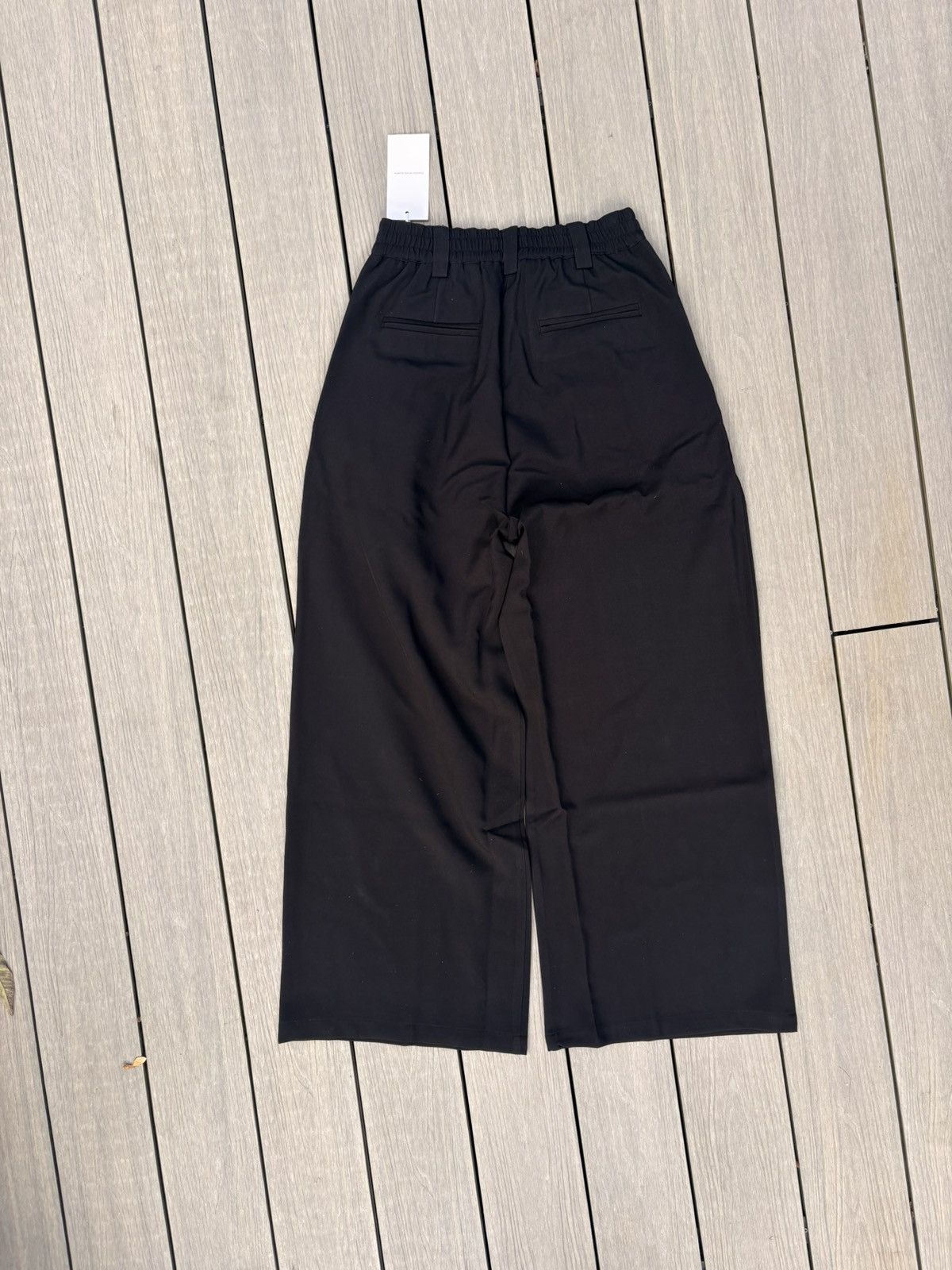 Other Yhone black baggy pleated trousers pants Size US 30 / EU 46 - 2 Thumbnail