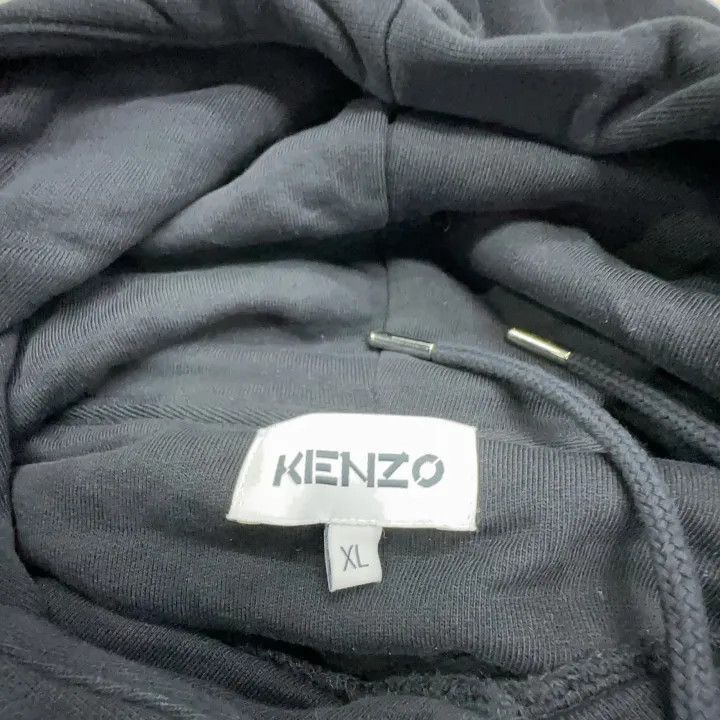 Kenzo KENZO FW21 Black Tiger Embroidery Hooded Sweatshirt -2507 Size US XL / EU 56 / 4 - 4 Thumbnail
