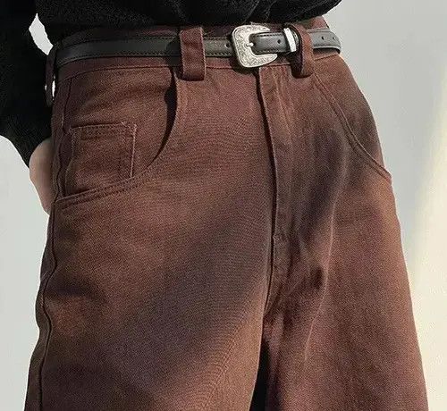 Japanese Brand × Jean Fashion Dragging Skater Baggy Jeans Unisex Size US 31 - 4 Thumbnail