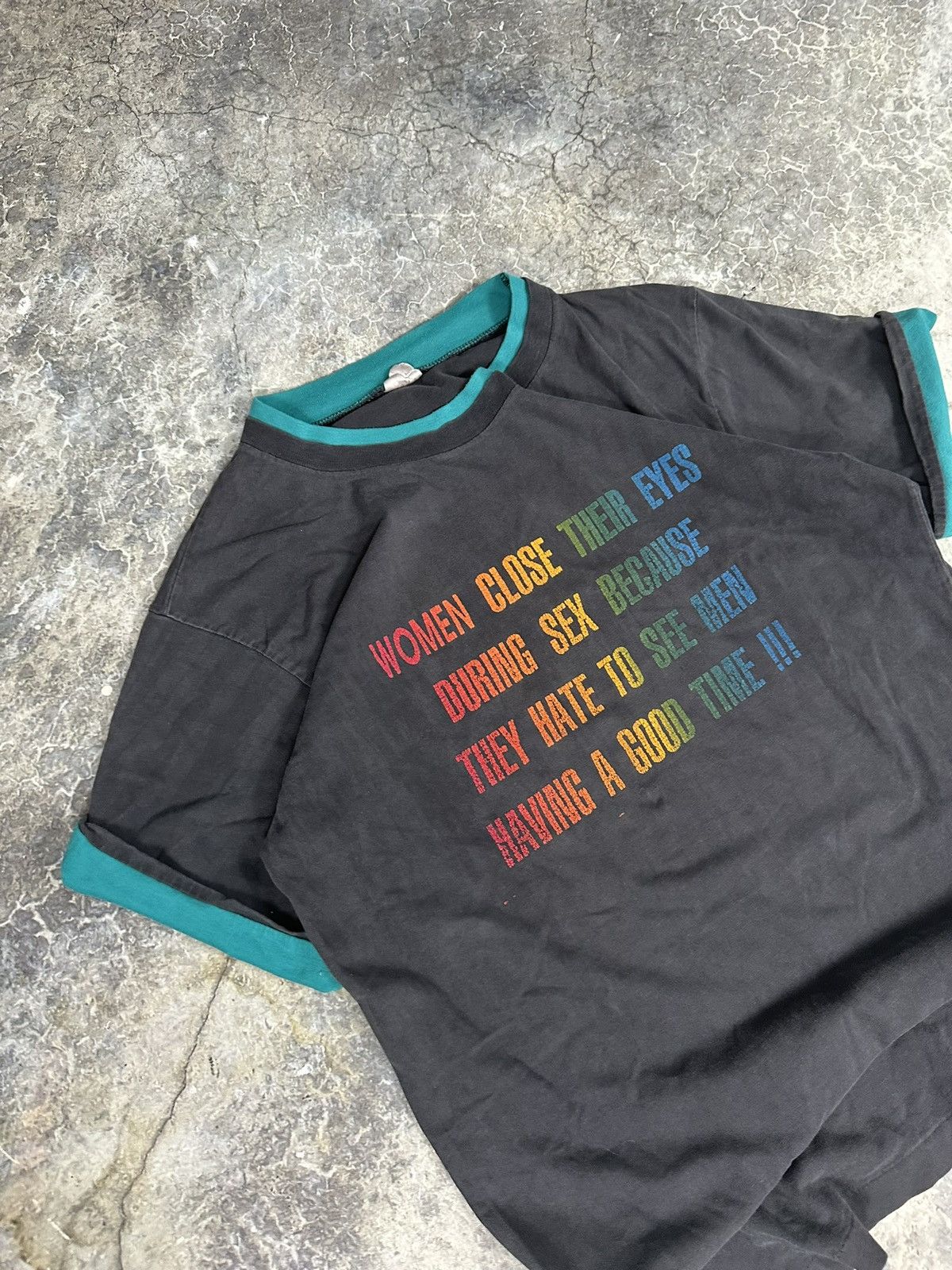 Vintage Vintage Ironic tee Size US L / EU 52-54 / 3 - 2 Thumbnail