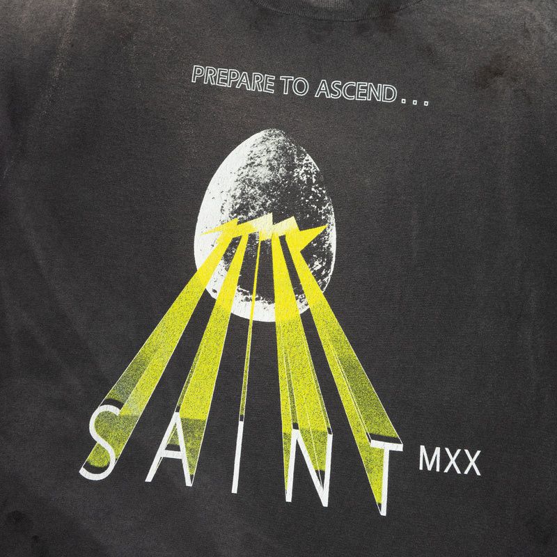 Saint Michael o1mle0326 Egg Short Sleeve Tee Shirt in Black Size US XXL / EU 58 / 5 - 2 Thumbnail