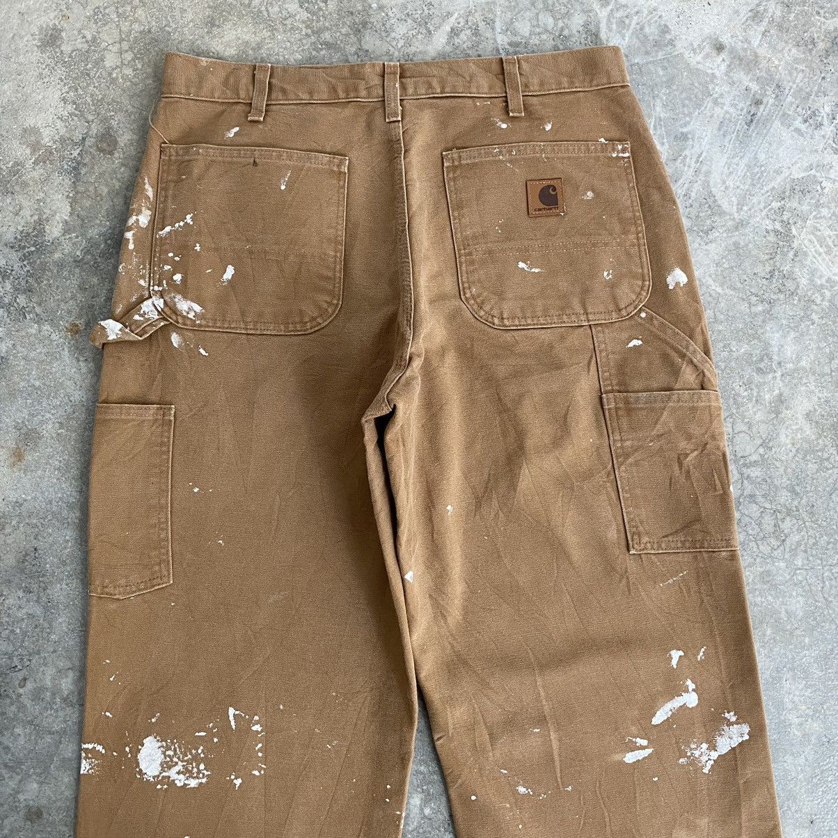 Carhartt Vintage Carhartt Faded Tan Splatter Painter Pants Size US 32 / EU 48 - 16 Thumbnail