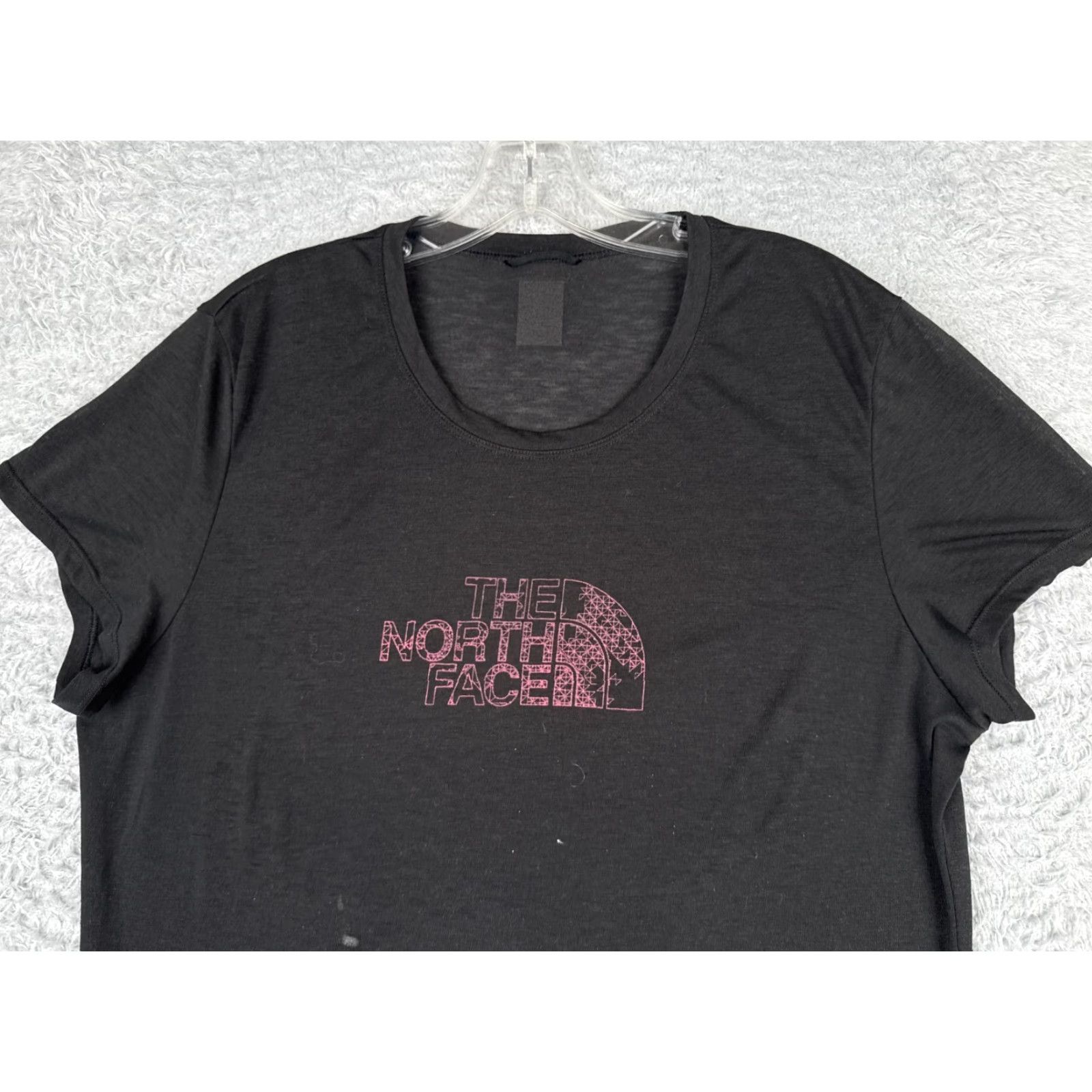 The North Face The North Face Shirt Women L Black Short Sleeve Crew Polyester Blend READ Size L / US 10 / IT 46 - 4 Thumbnail