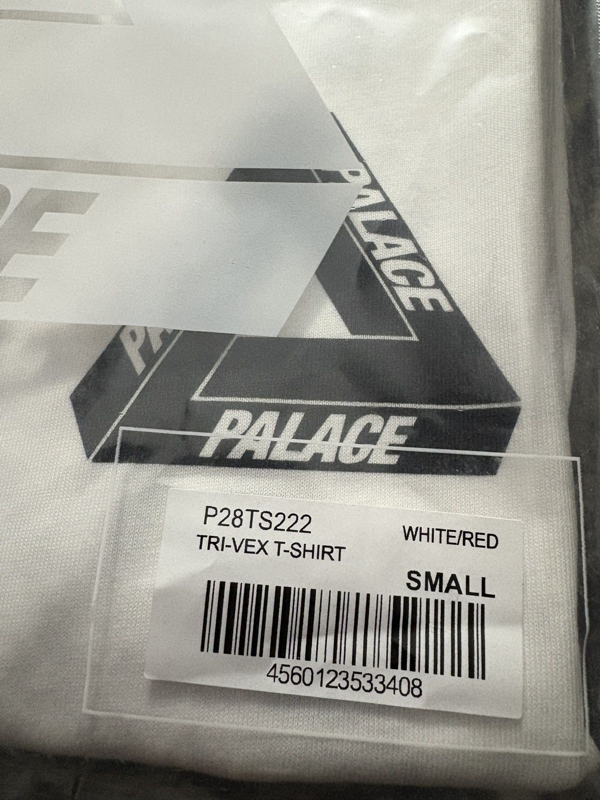 Palace Palace Tri-Vex T-Shirt White Red Size US S / EU 44-46 / 1 - 4 Thumbnail