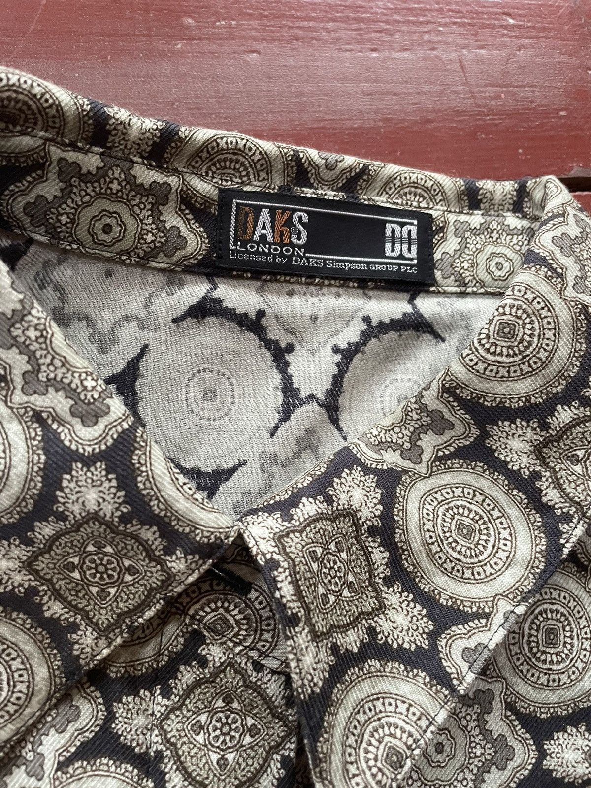 DAKS Vintage Daks London Paisley Psychedelic Shirt Size M / US 6-8 / IT 42-44 - 4 Thumbnail