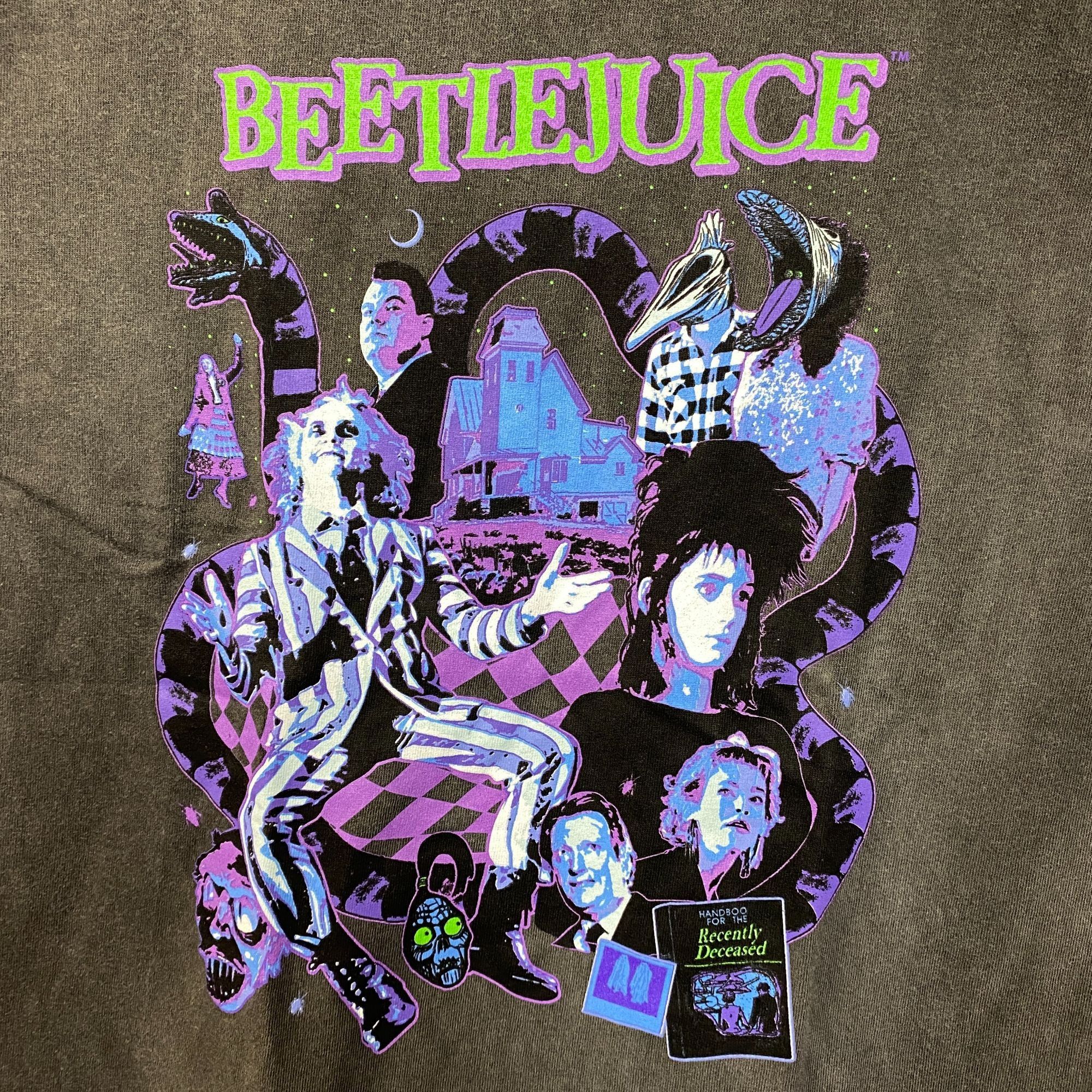 Ripple Junction Beetlejuice Collage Illustration Graphic Design T-Shirt Medi Size US M / EU 48-50 / 2 - 2 Thumbnail