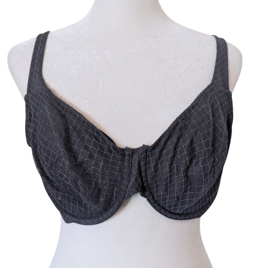 Other True and Co Purple Grey Made of Stars Unlined Wire Bra 36C Size ONE SIZE - 2 Thumbnail