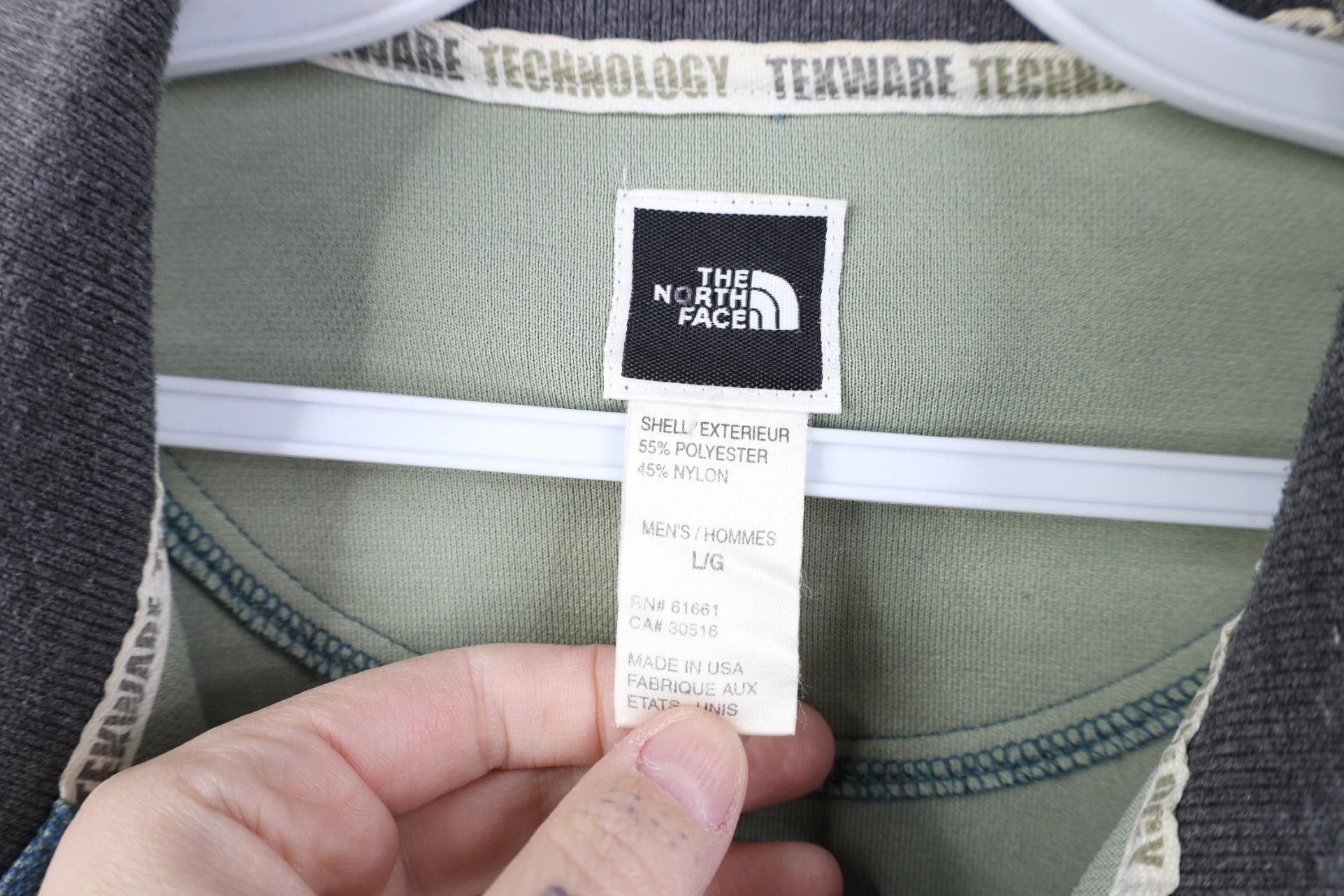 The North Face Vintage 90s The North Face Knit 1/4 Zip Polo Blue USA Size US L / EU 52-54 / 3 - 7 Thumbnail