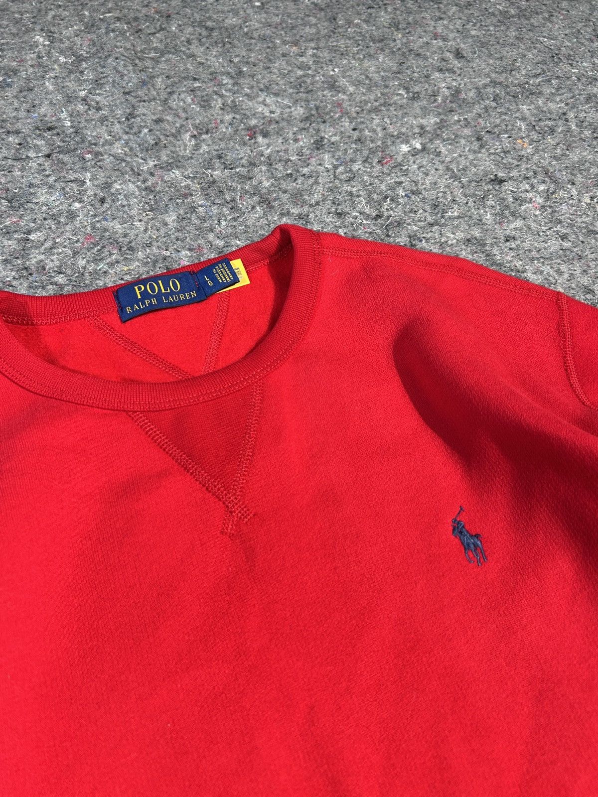 Polo Ralph Lauren Men’s Polo Ralph Lauren Pony Crewneck Sweatshirt Red Large Size US L / EU 52-54 / 3 - 4 Thumbnail
