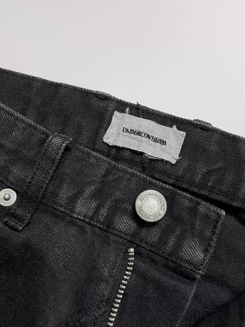 Undercover Undercover patchwork cut straight leg jeans Size US 34 / EU 50 - 4 Thumbnail