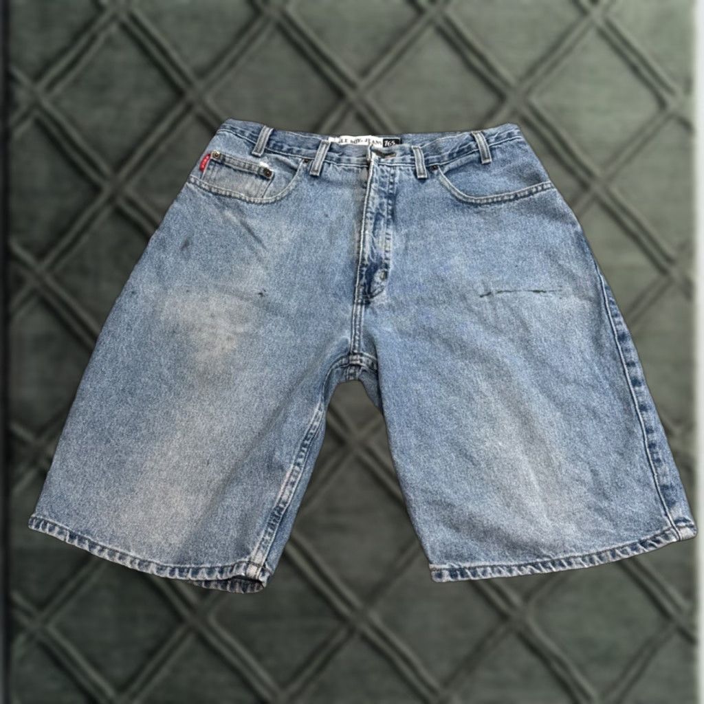 Bugle Boy VINTAGE Bugle Boy Denim Bermuda Shorts 32 Distressed Men 90s Blue Skater Cyper Grunge 765 Size US 32 / EU 48 - 1 Thumbnail