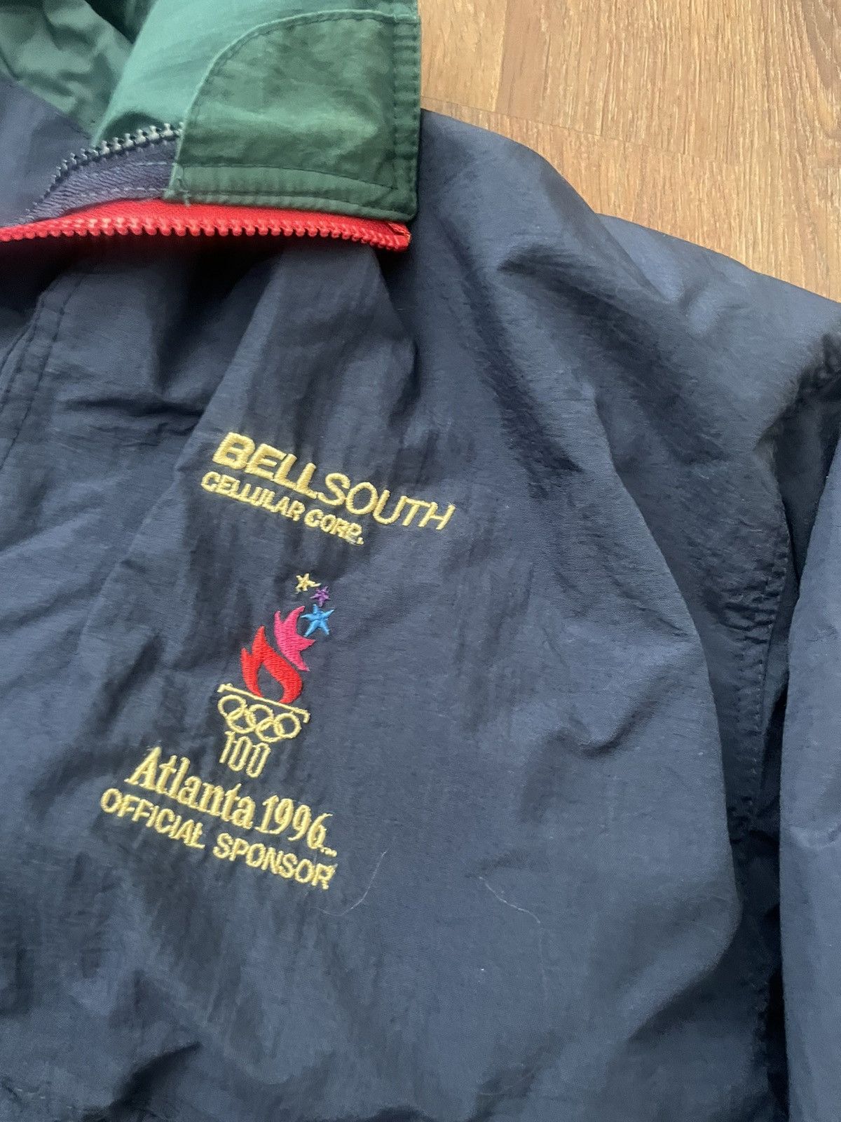 USA Olympics × Vintage 96’ Bellsouth Olympic USA Windbreaker Size US L / EU 52-54 / 3 - 4 Thumbnail