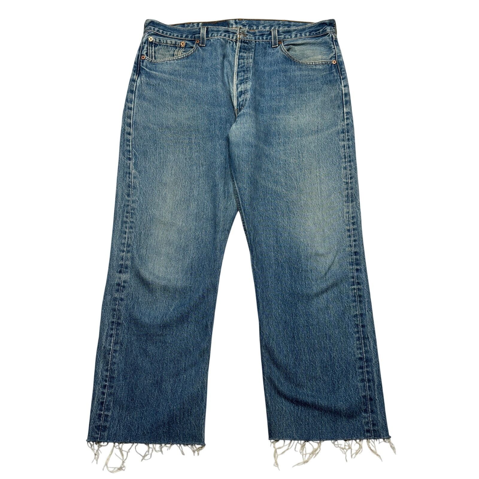 Levi's × Vintage Vintage 90s Levi's 501 XX Straight Leg Jeans 40x34 (38x27.5) Size US 38 / EU 54 - 1 Thumbnail