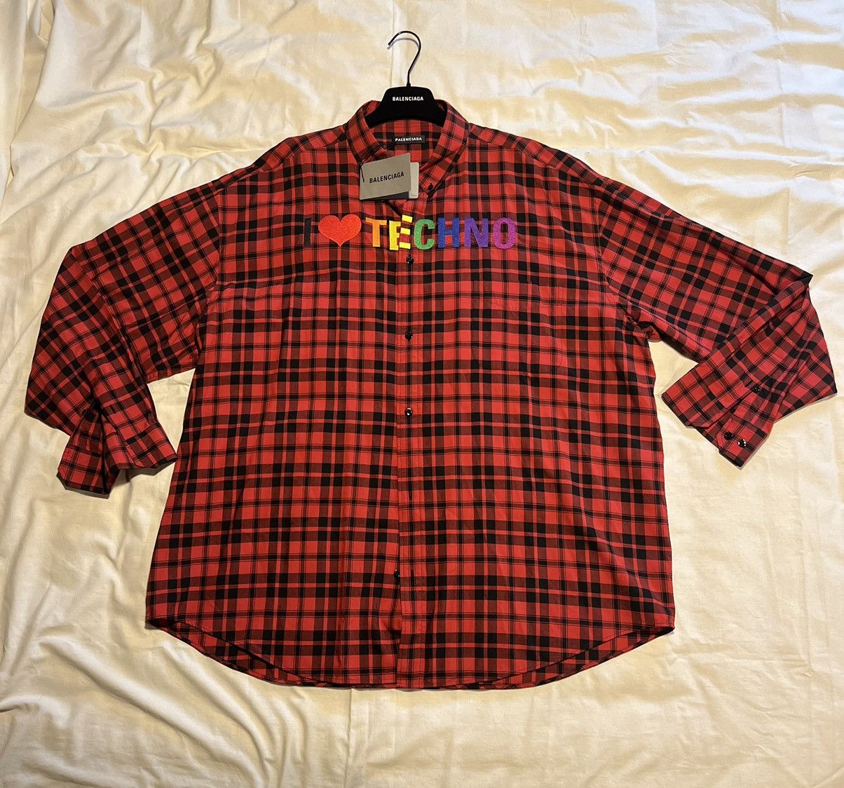 Balenciaga Balenciaga i ❤️ techno oversize shirt. Size US M / EU 48-50 / 2 - 1 Thumbnail