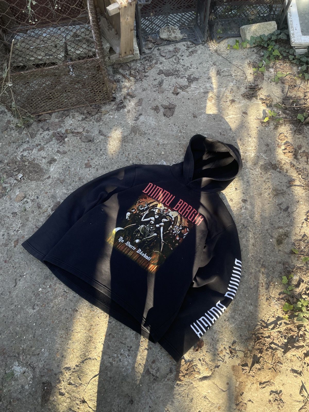 Vintage Dimmu Borgir Rare Band Hype Hoodie