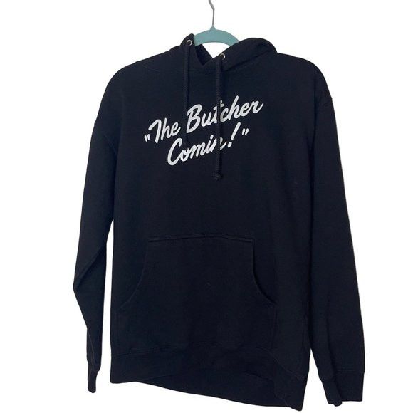 image of Bricks & Wood Hoodie Size Medium Coachella Tana Talk Benny T in Black, Men's