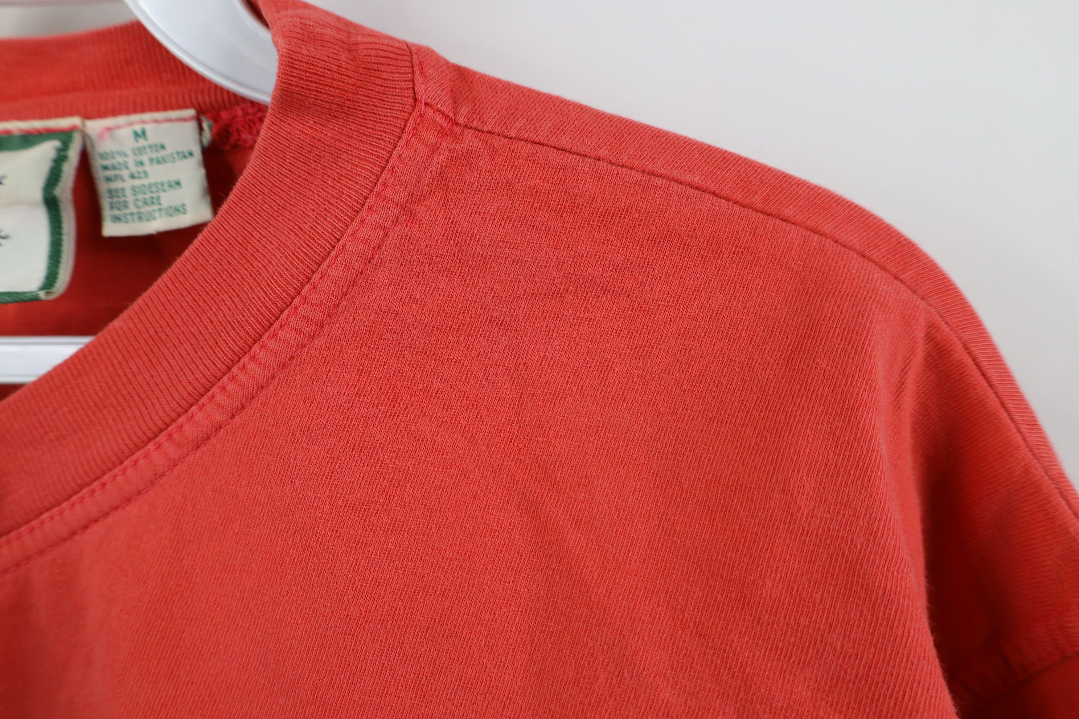 Levi's Vintage 90s Levis Spell Baggy Boxy Fit T-Shirt Salmon Pink Size US M / EU 48-50 / 2 - 9 Thumbnail