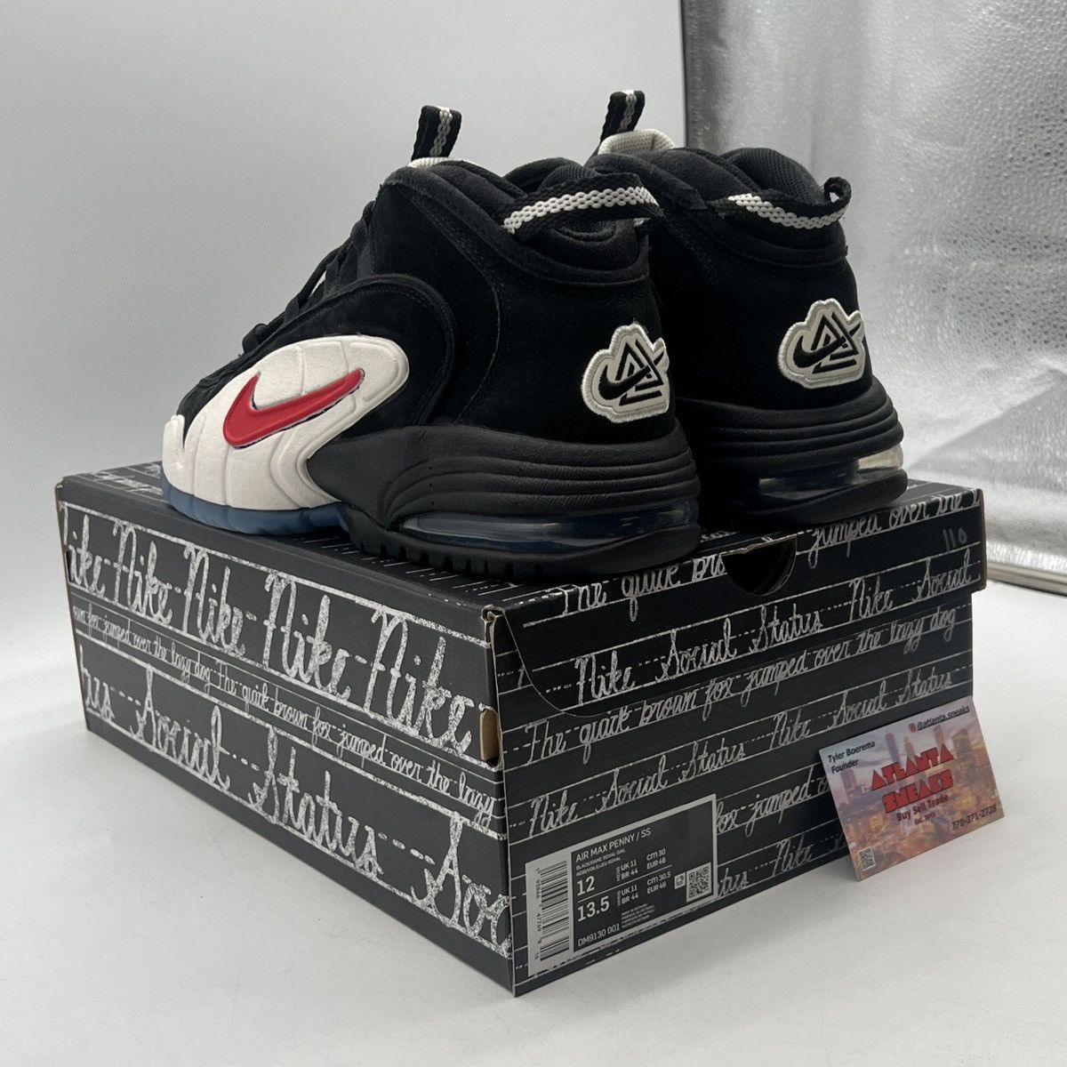 Nike Social status x air Penny 1 recess black Size US 12 / EU 45 - 4 Thumbnail