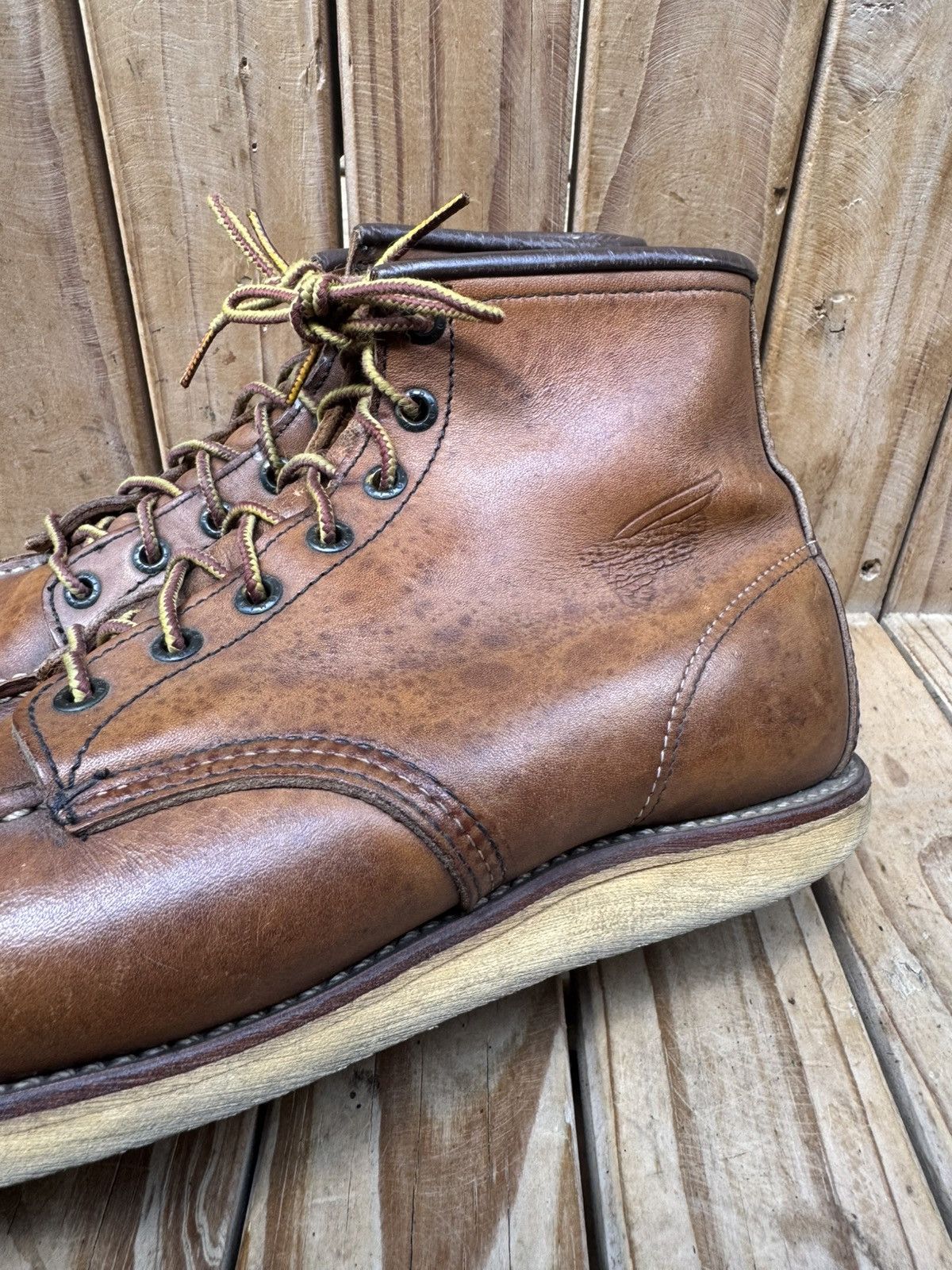 Red Wing Red wing 875 brown Moc Toe Leather boots sz UK 8 US 9 E Size US 9 / EU 42 - 9 Thumbnail