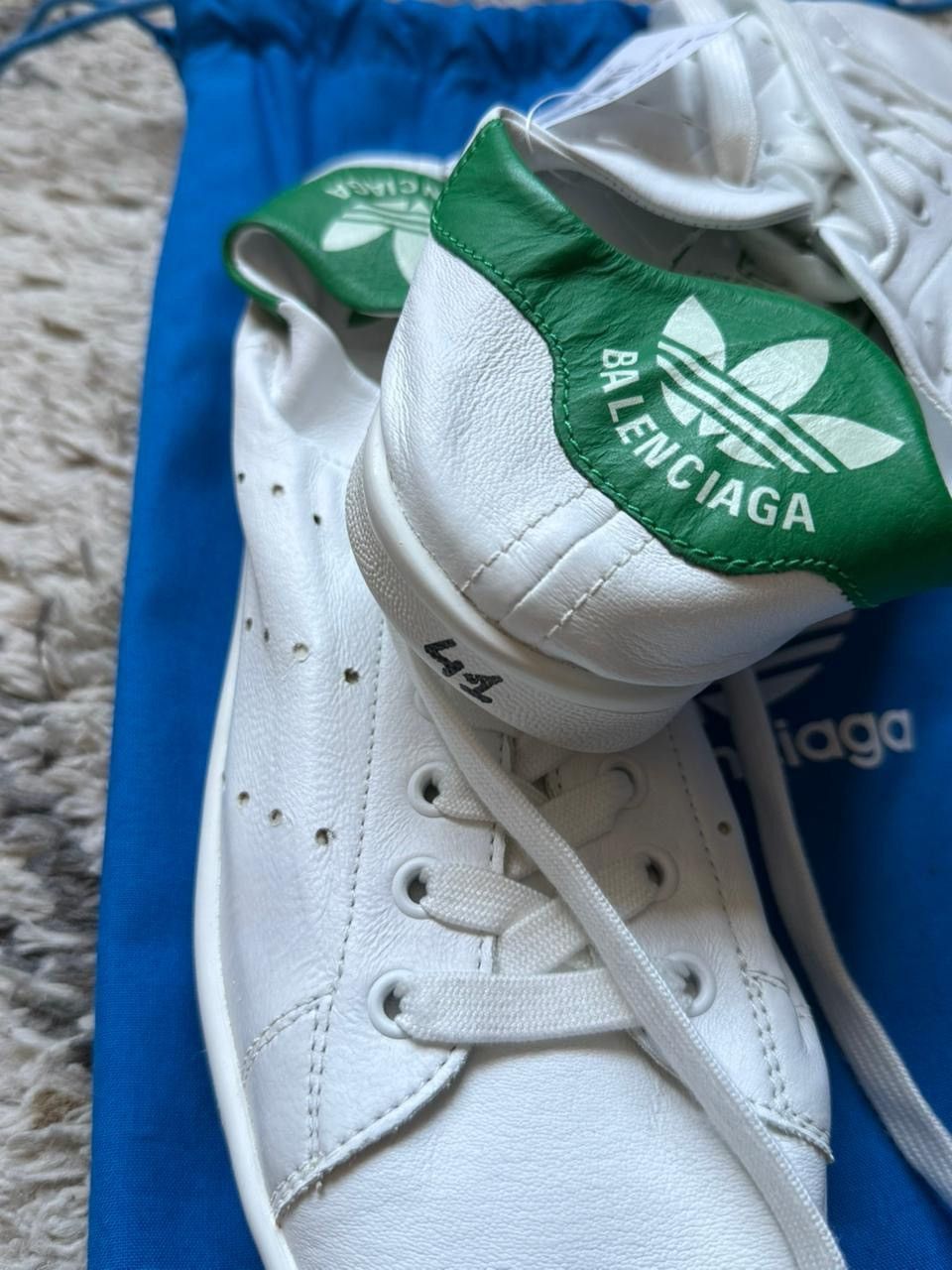 Balenciaga Balenciaga Adidas stan smith green Size US 9 / EU 42 - 3 Thumbnail