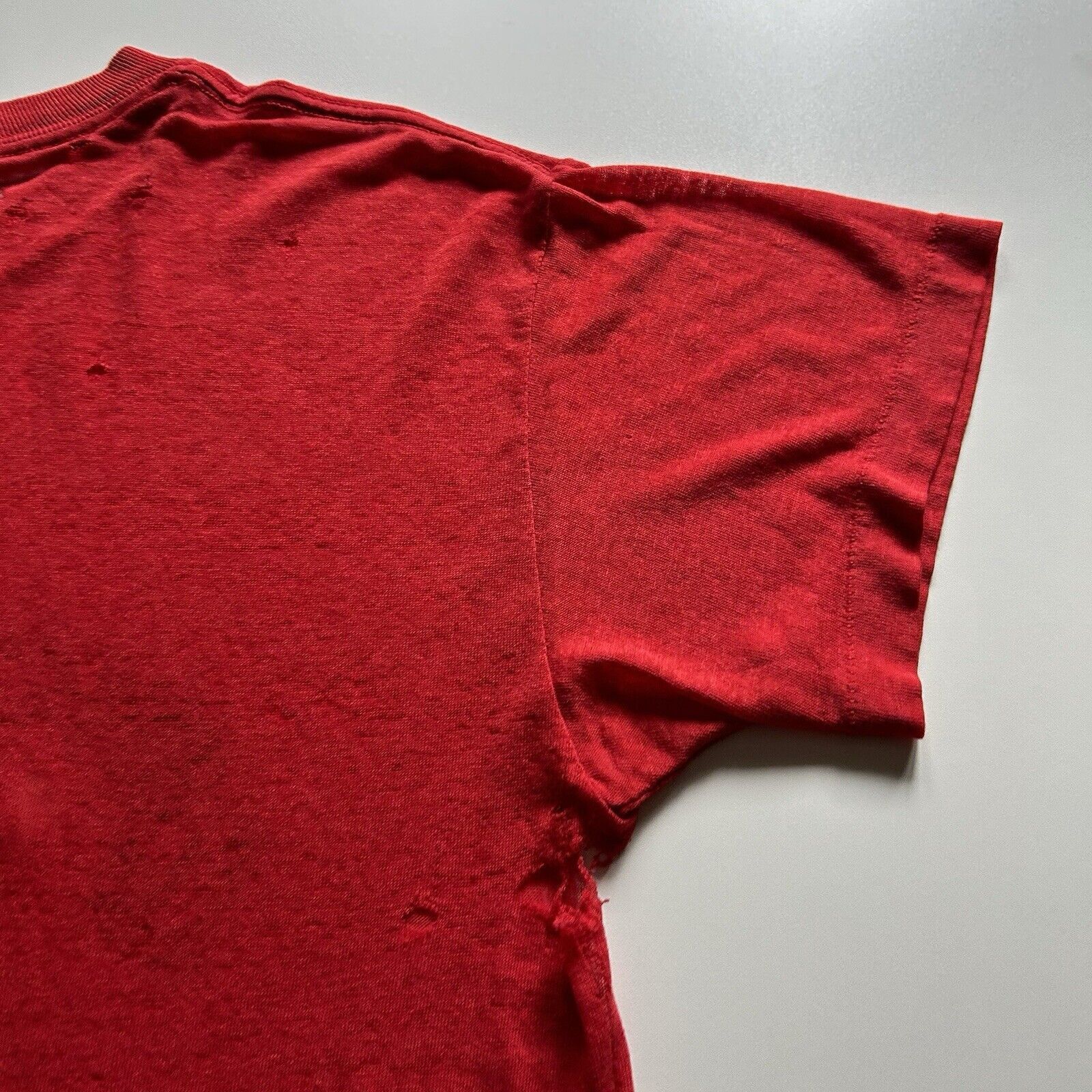 Harley Davidson Vintage 80s Harley Davidson Eagle Art T Shirt Large Red Rare Size US L / EU 52-54 / 3 - 3 Thumbnail