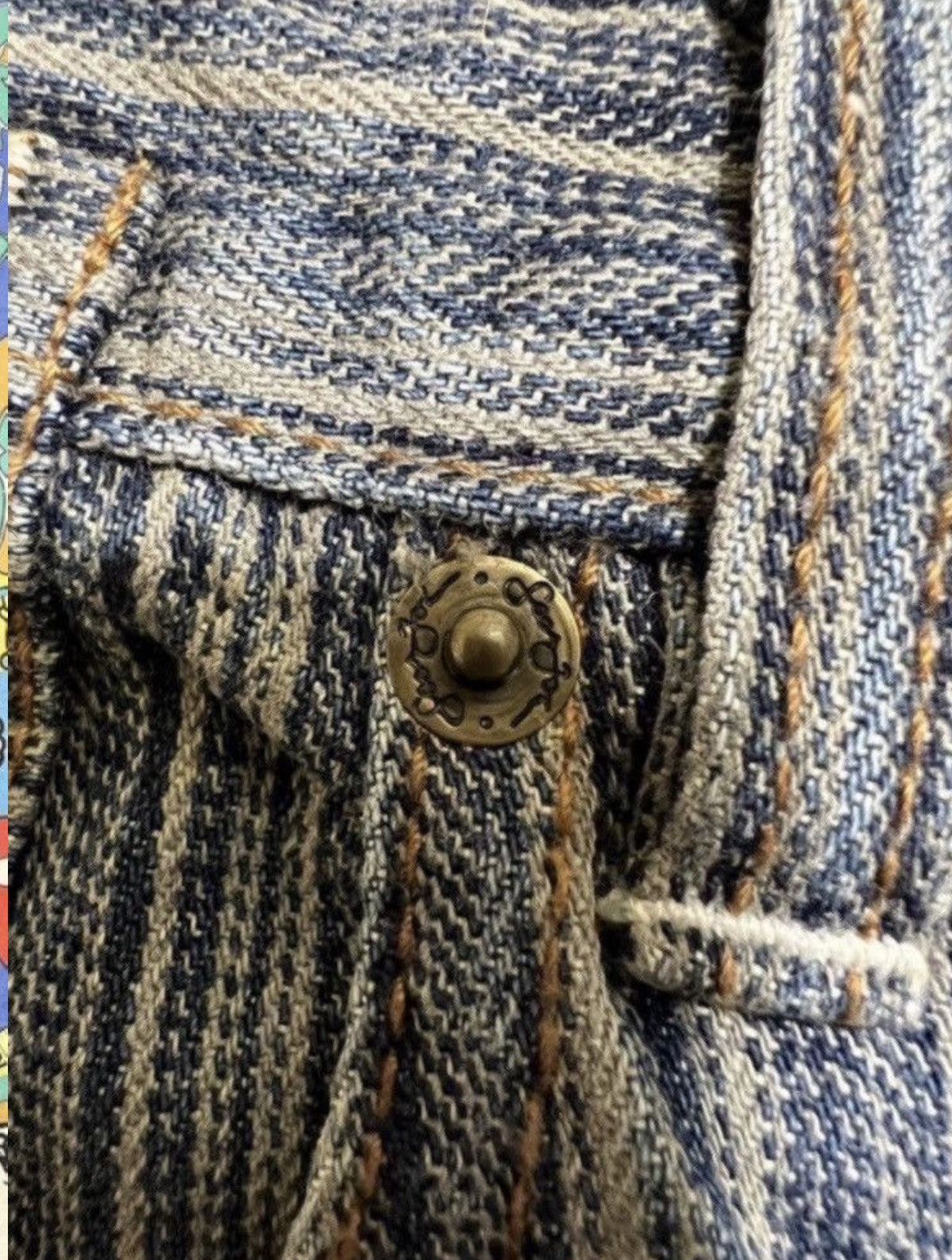 Sean John ***FINAL DROP***RARE 00s SEAN JOHN HICKORY STRIPE DENIM 32 Size US 32 / EU 48 - 14 Thumbnail