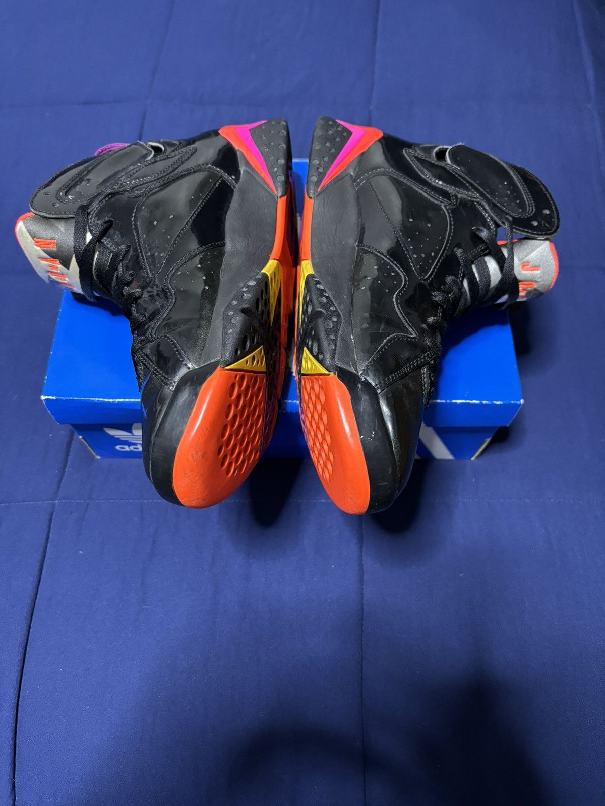 Jordan Brand Jordan 7 Retro Black Patent Gloss 2019 Size 9.5M/11W Size US 9.5 / EU 42-43 - 3 Thumbnail