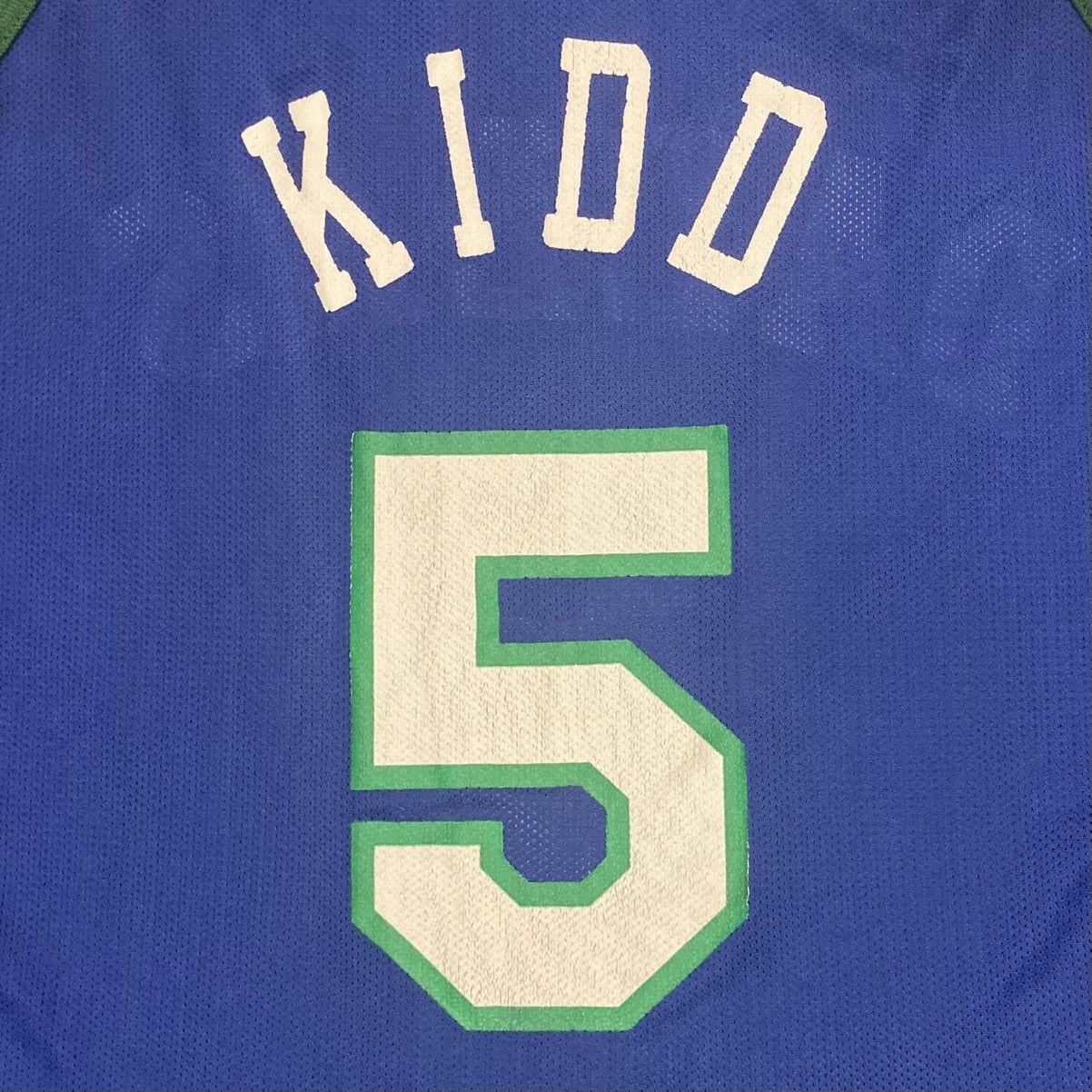 Vintage 90’s Dallas Mavericks Jason Kidd NBA Jersey Champion