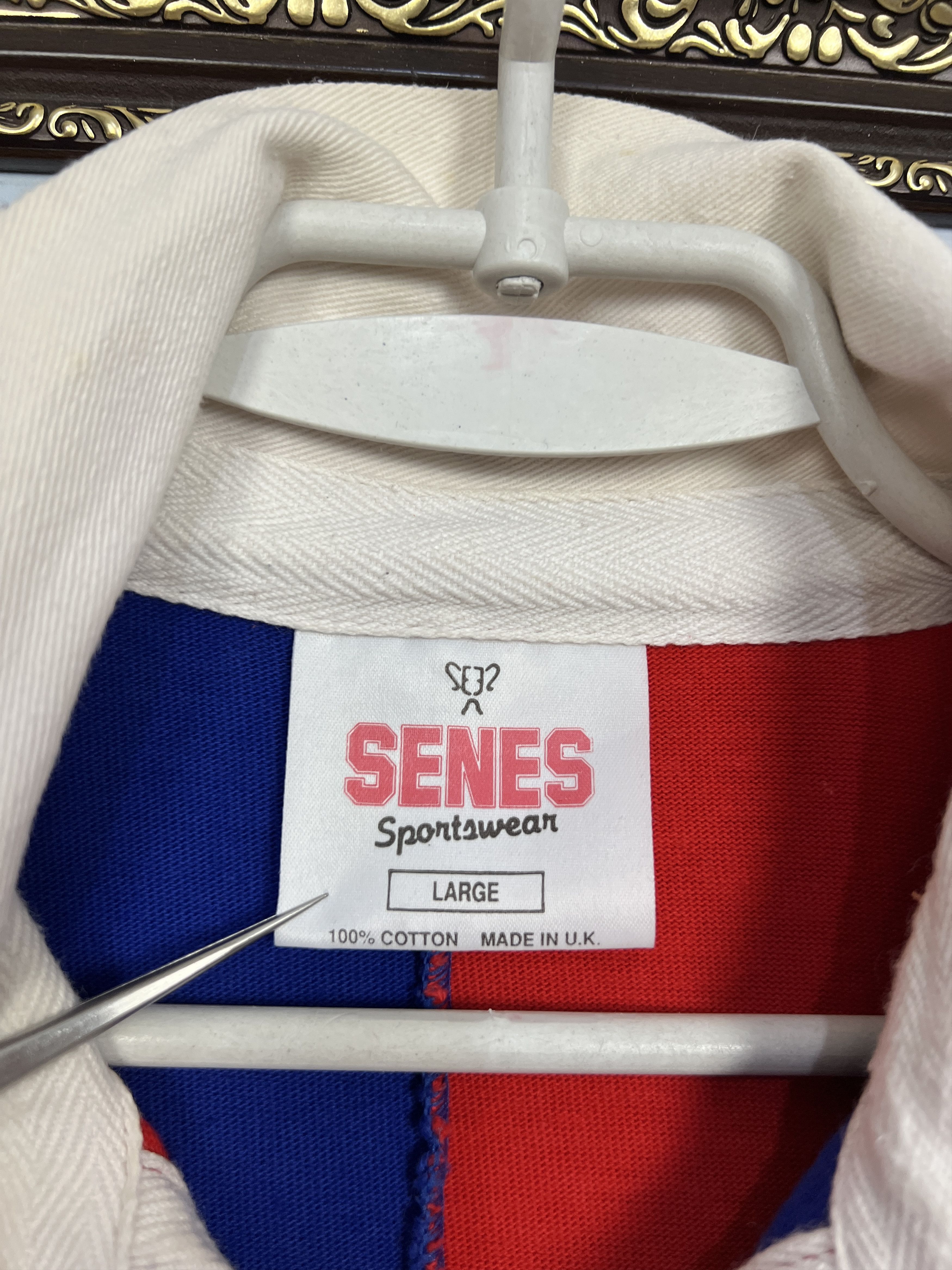 Vintage France Rugby Union Long Sleeve Jersey National Trikot Size US L / EU 52-54 / 3 - 5 Thumbnail