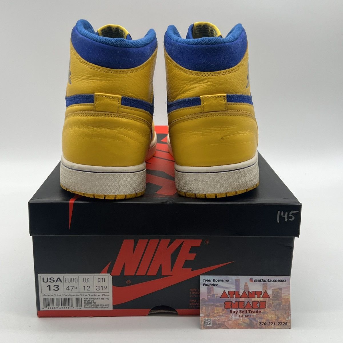 Nike Air Jordan 1 high Laney Size US 13 / EU 46 - 3 Thumbnail