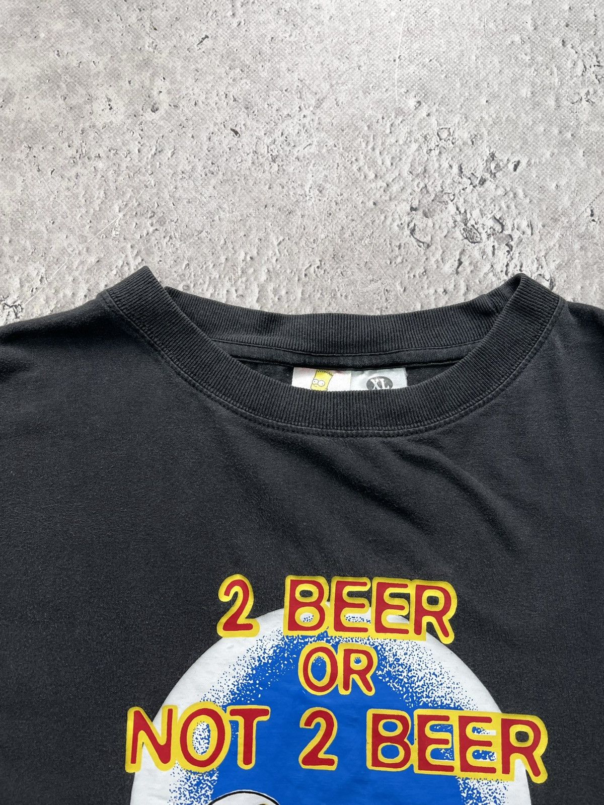 Vintage VINTAGE RETRO 90s Simpson t-shirt TWO BEER OR NOT TWO BEER Size US XL / EU 56 / 4 - 5 Thumbnail
