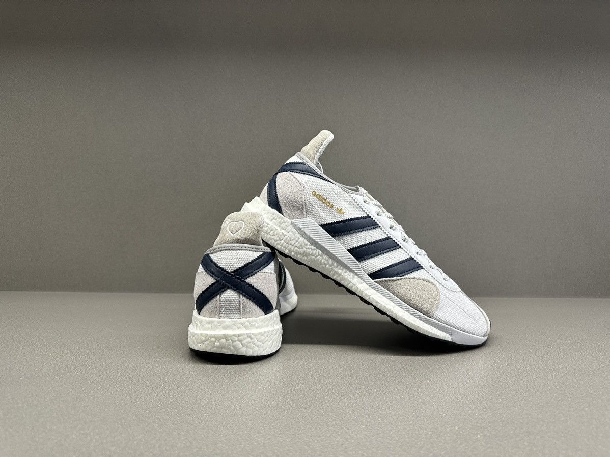 Adidas × Pharrell Adidas Tokio Solar Human Made White Navy Size US 12 / EU 45 - 7 Thumbnail
