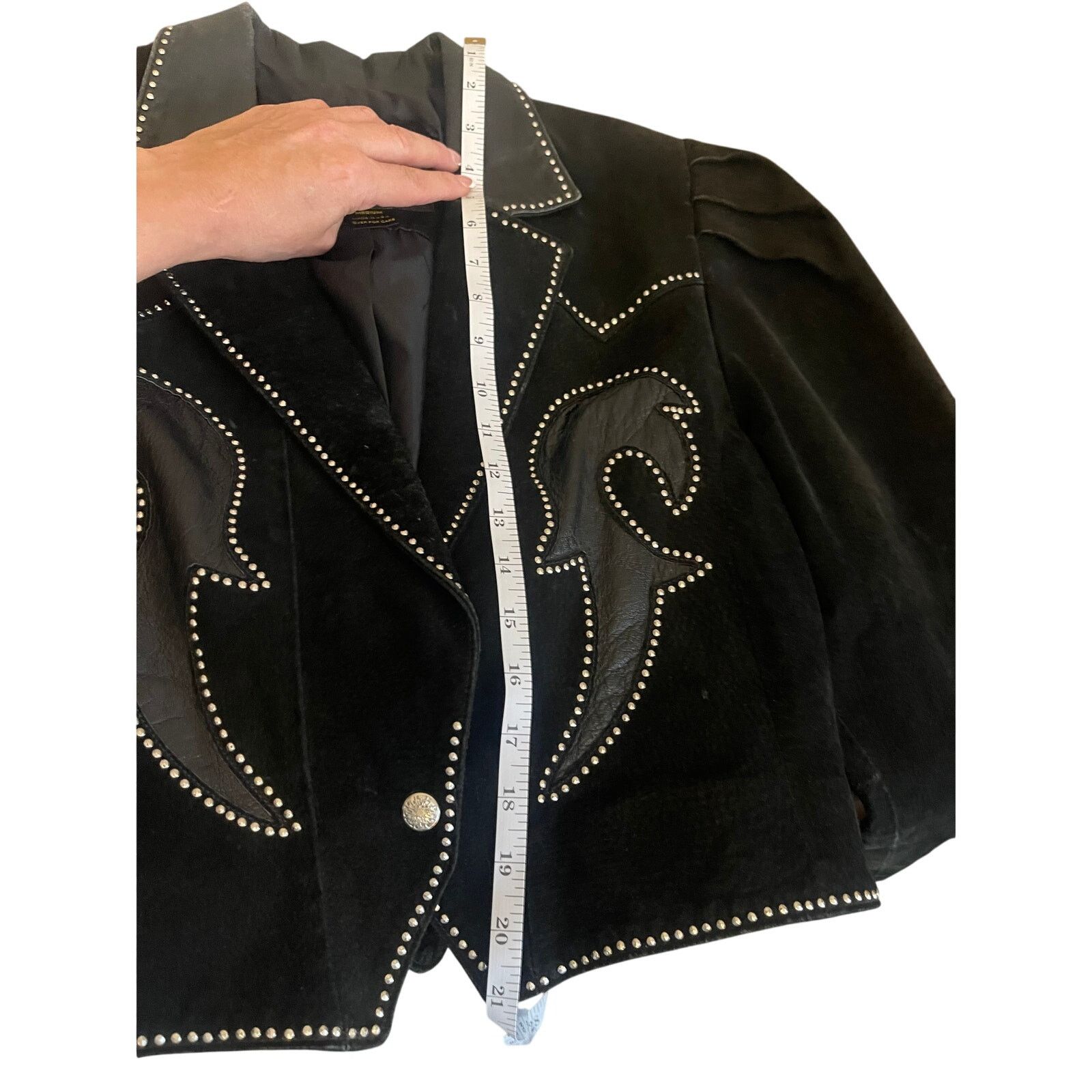 Diamond Leather Collection Vintage Diamond Leathers Western Jacket – Genuine Leather Size M / US 6-8 / IT 42-44 - 7 Thumbnail
