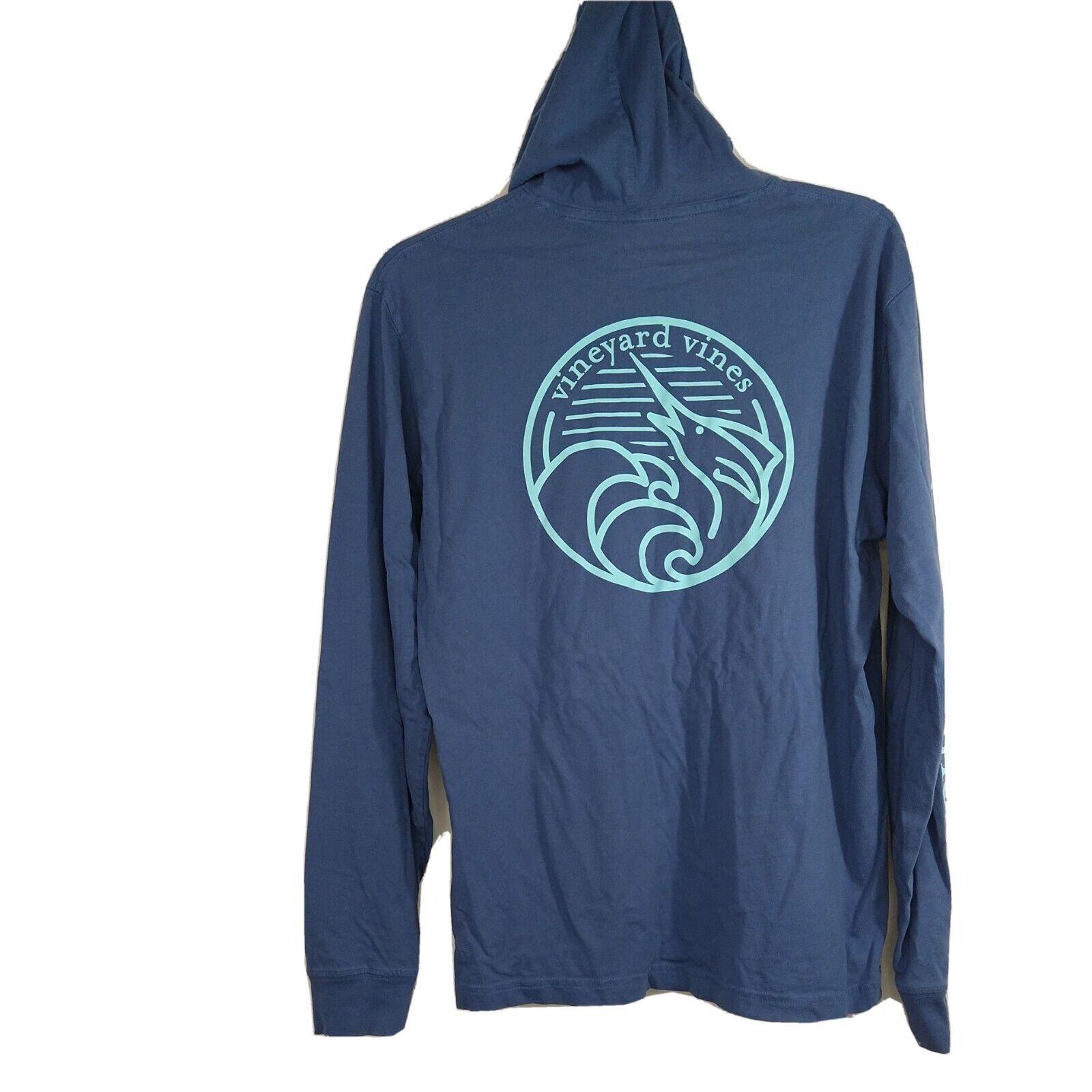 Vineyard Vines Vineyard Vines Hooded Graphic T-shirt Men Size XS Blue Size US XS / EU 42 / 0 - 2 Thumbnail