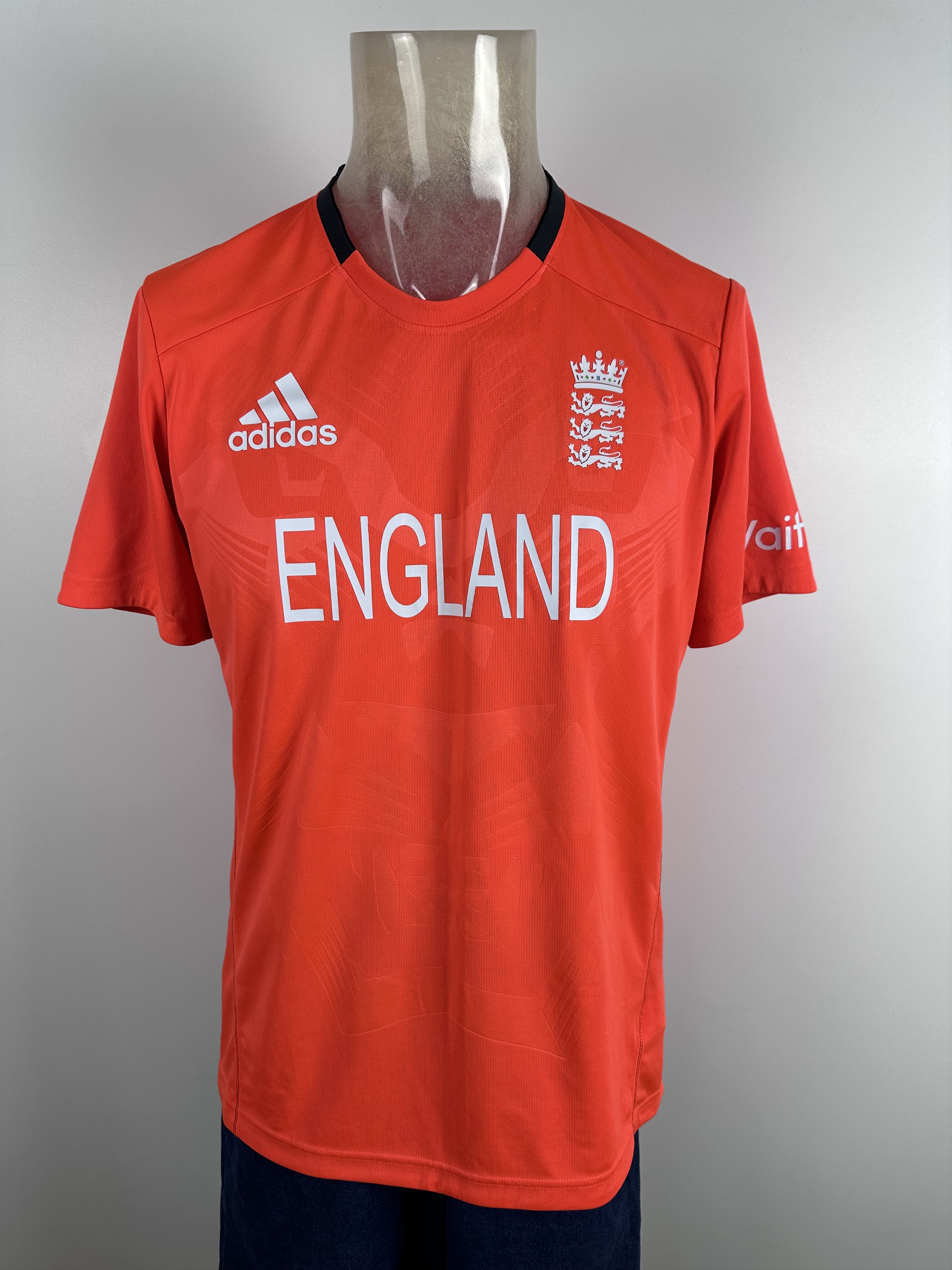 Adidas England Team Jersey Cricket Shirt Adidas 2014 2015 Size L Size US L / EU 52-54 / 3 - 1 Thumbnail