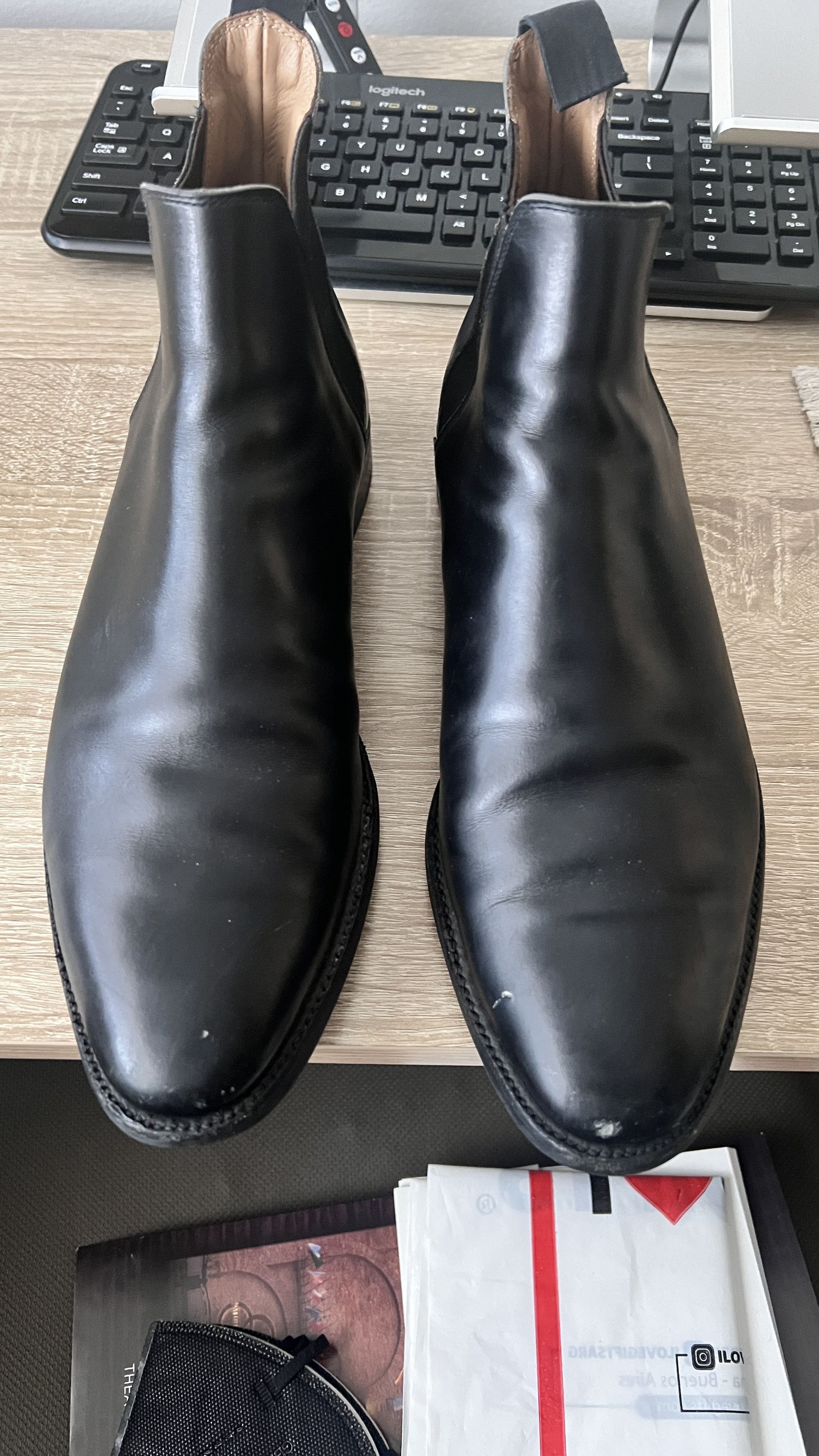 Crockett & Jones Black Crockett & Jones Chelsea 8, UK 9 (US