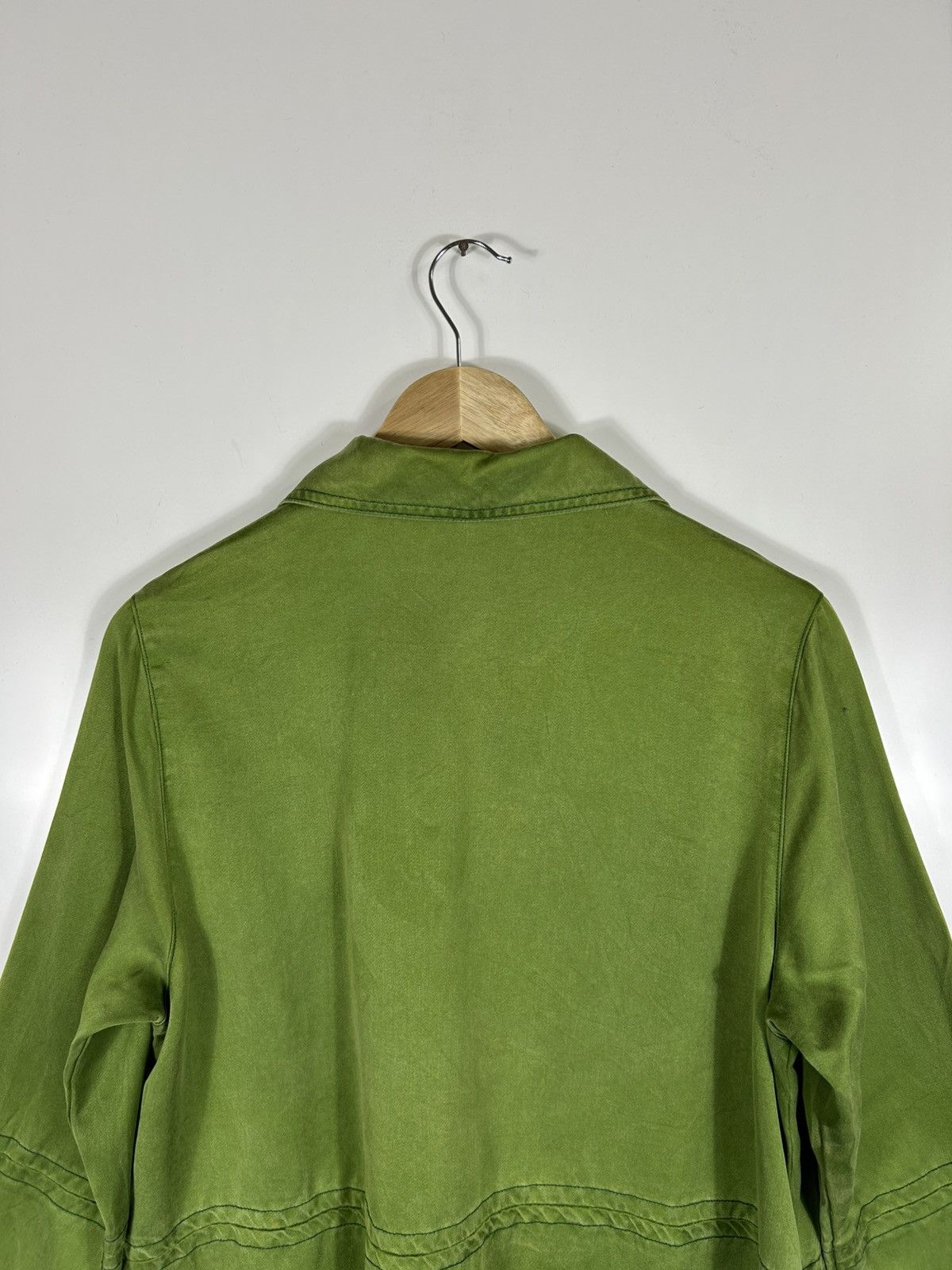 RENOWN ⚡️Vintage Designer MicMac Paris Button Shirt Jacket Size S / US 4 / IT 40 - 17 Thumbnail