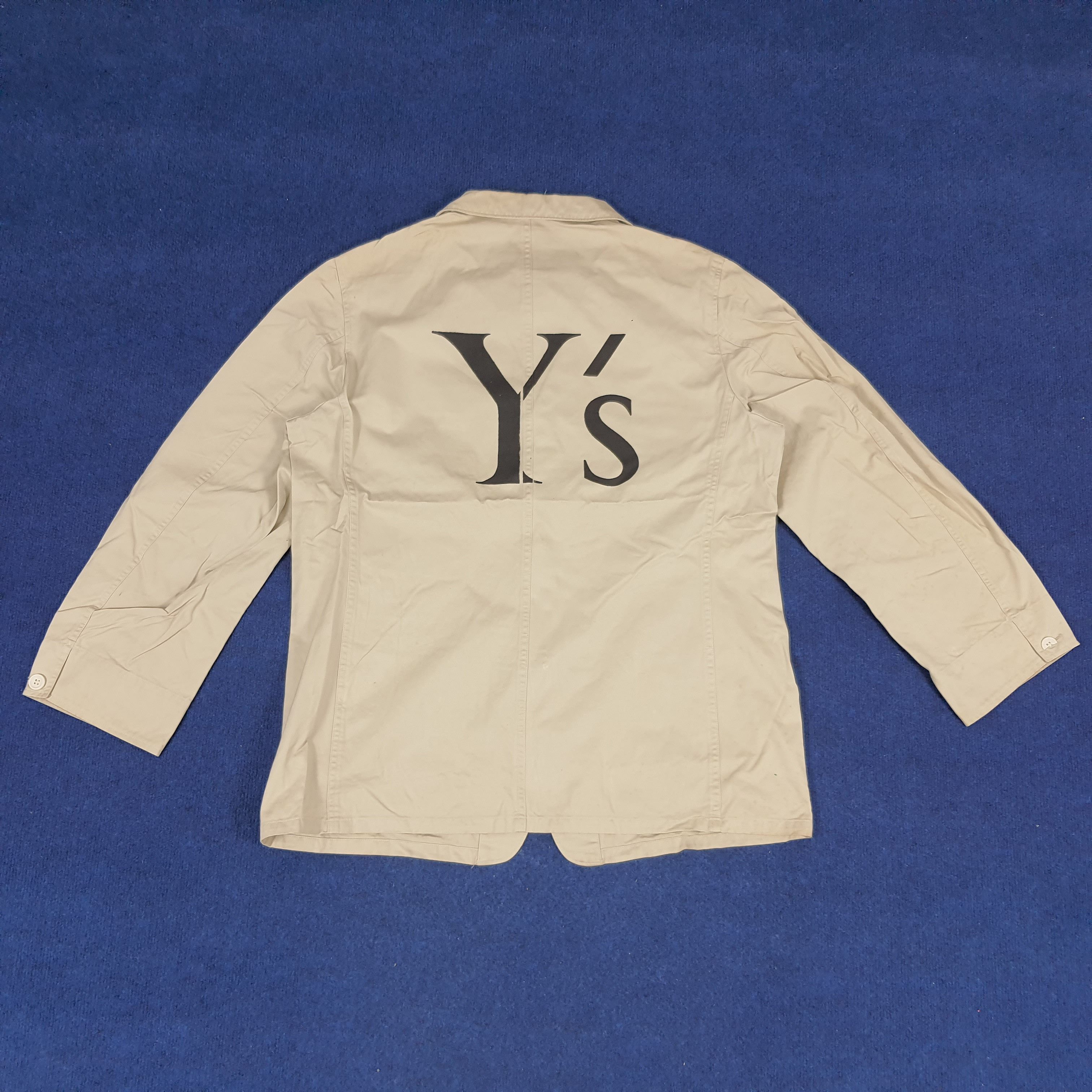 Japanese Brand × Vintage × Yohji Yamamoto Vintage Y's Yohji Yamamoto Custom Logo Jacket Size US L / EU 52-54 / 3 - 1 Thumbnail