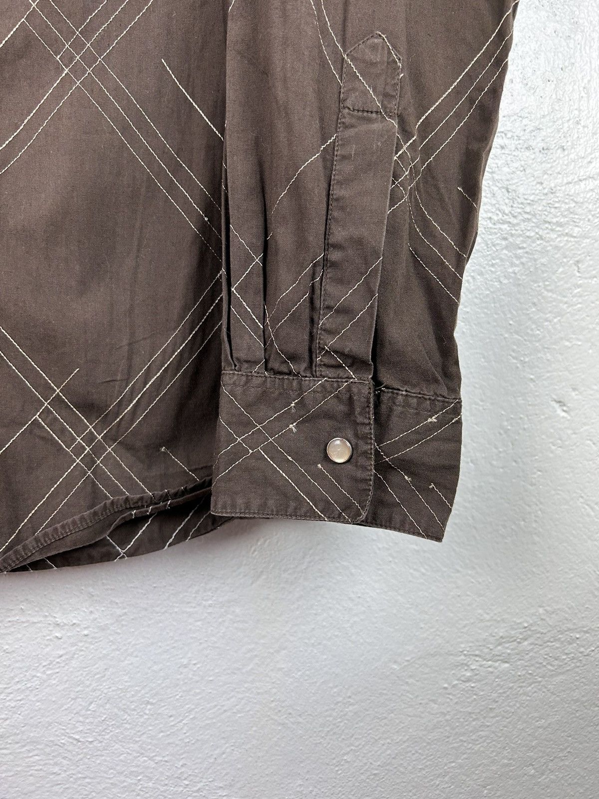 Alpinestars Vintage Alpinestars Striped Embroidery Long Sleeve Shirt Size US L / EU 52-54 / 3 - 4 Thumbnail
